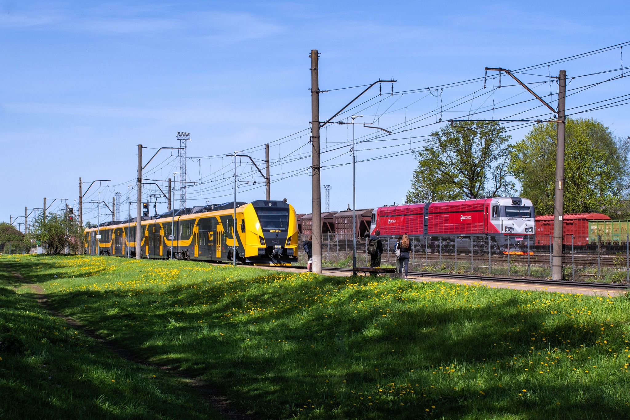 LOCOMOTIVE DIESEL EFFISHUNTER 1000 - LIVREE ARGENT AVEC BANDE Rouge Mercitalia Rail Digital Sound