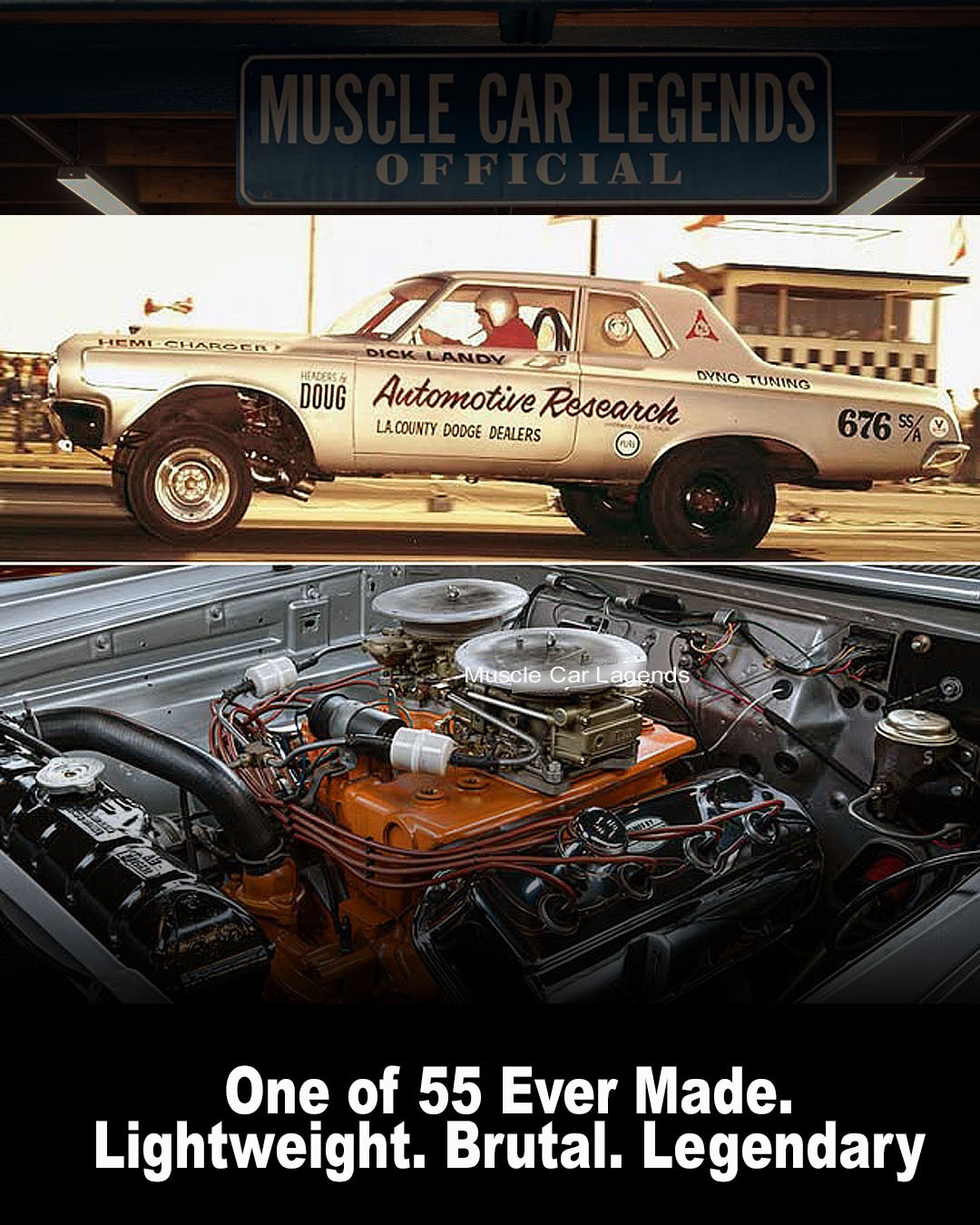 Dick Landy's 1965 Dodge at Muscle Car and Corvette Nationals