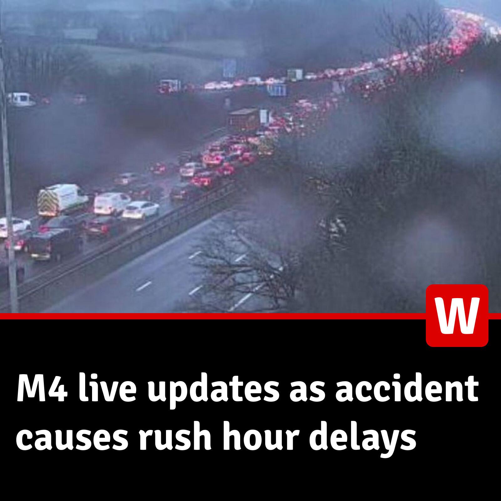 Cardiff - Breaking: An accident on a busy part of the M4 is causing ...