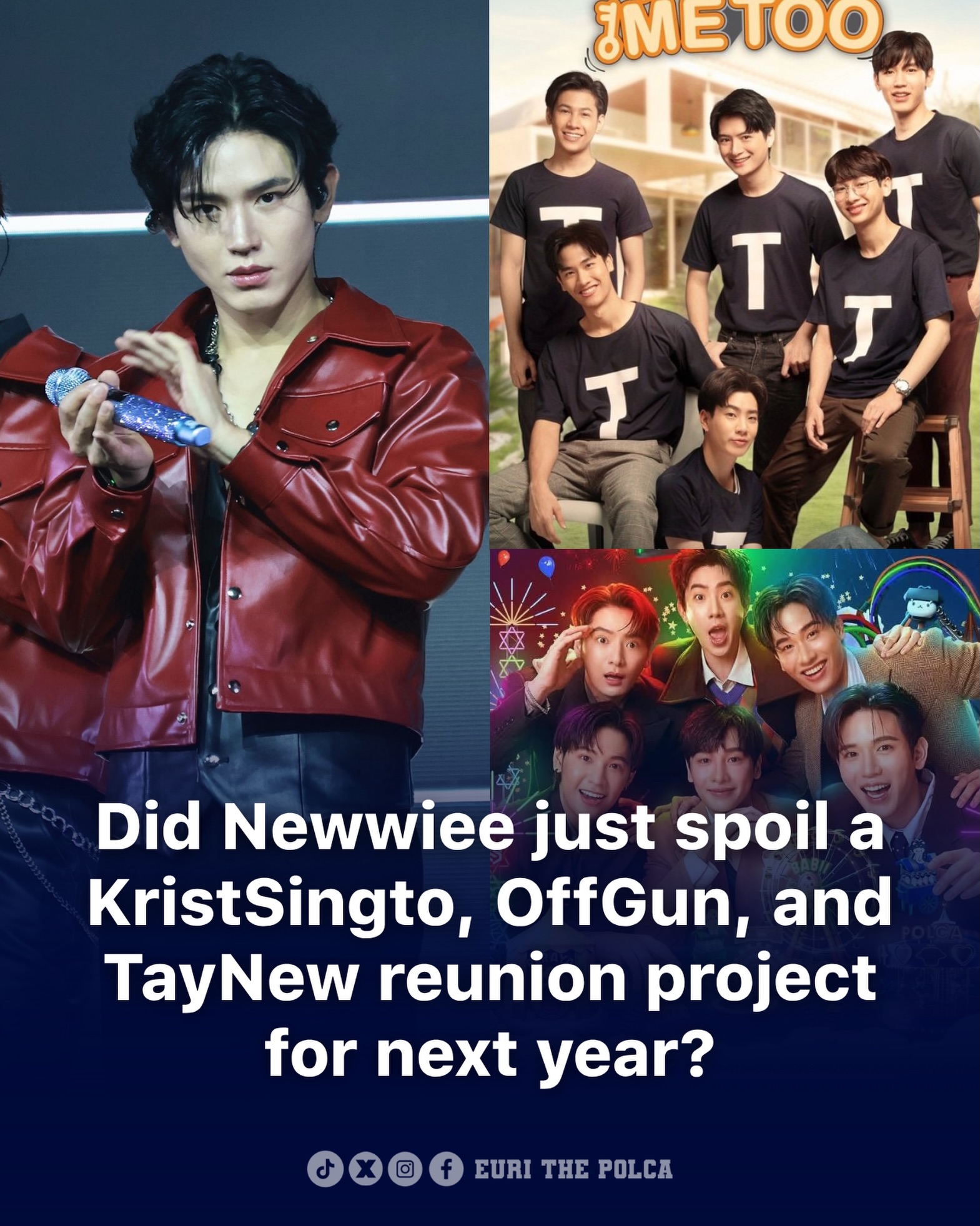 Kristsingto, Offgun, and Taynew reunion project hinted for next year