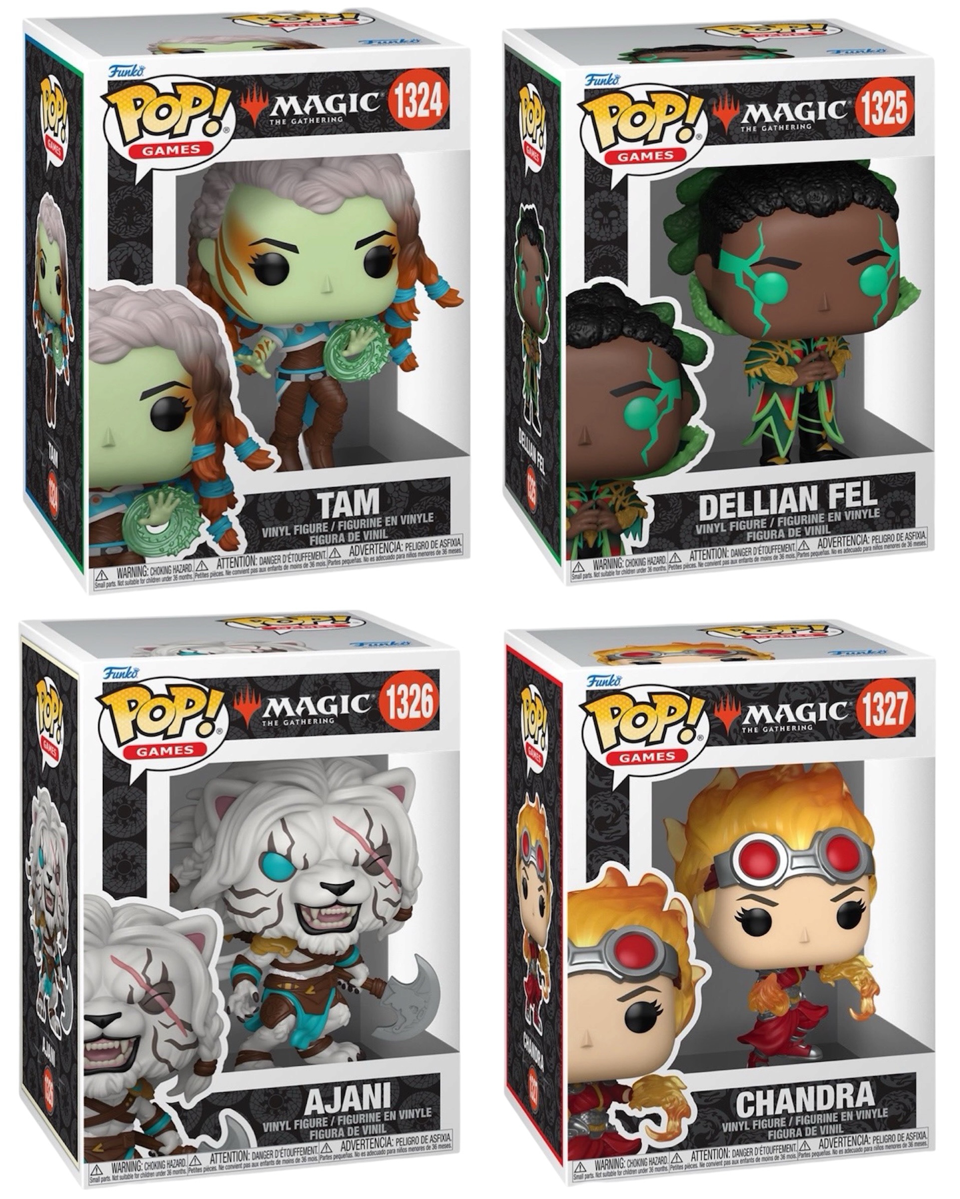 First look at new Magic the Gathering Pops! Jace and Liliana