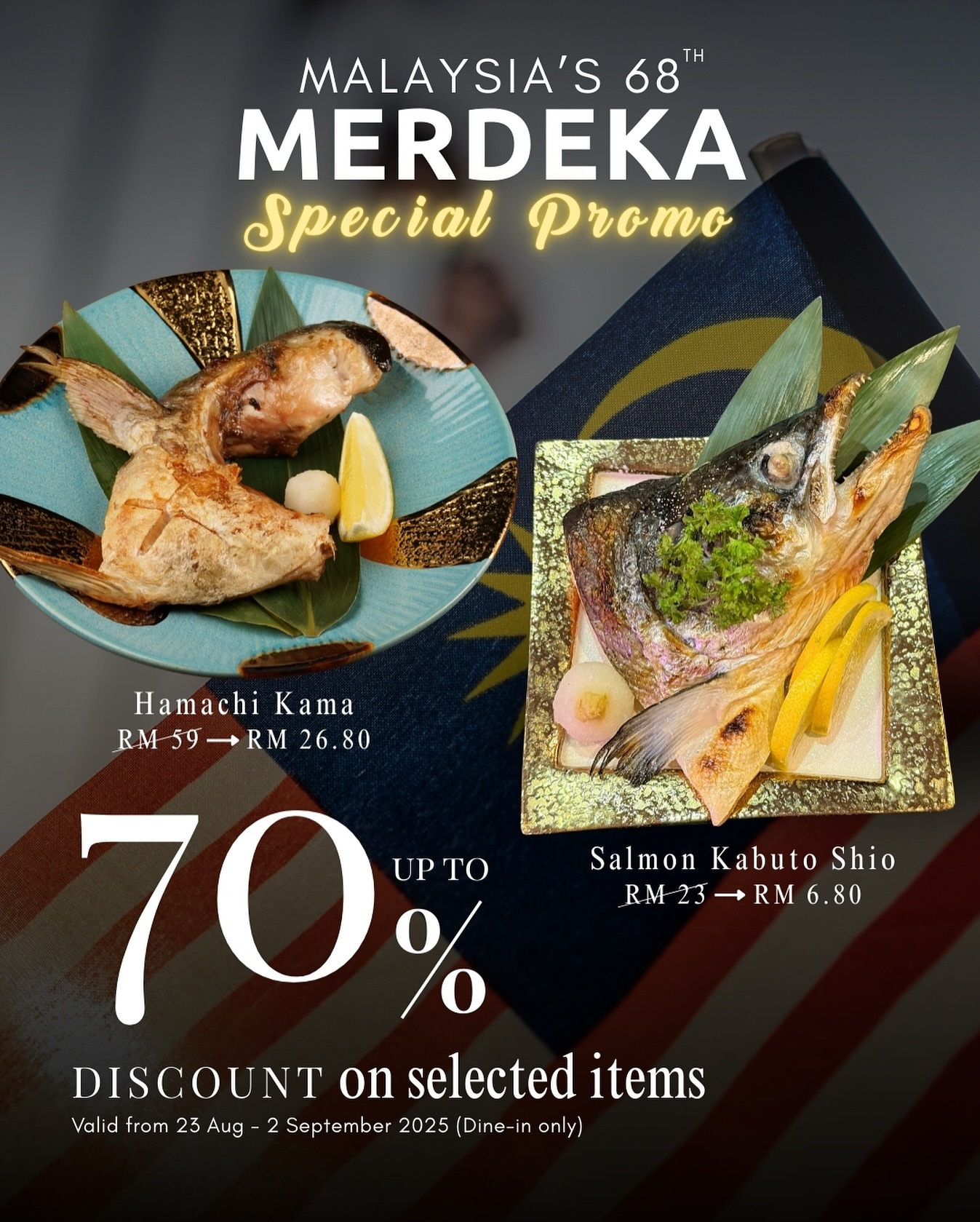 KYRIN SUSHI - 🇲🇾 Merdeka Deals You Can’t Miss! 🎉 Celebrate... | Facebook