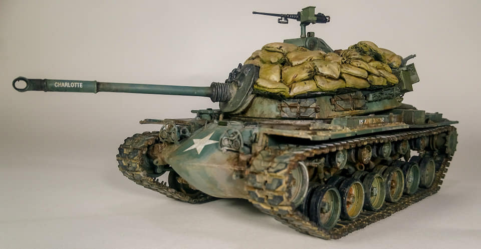 Takom M48A3 tank model kit, Vietnam 1969