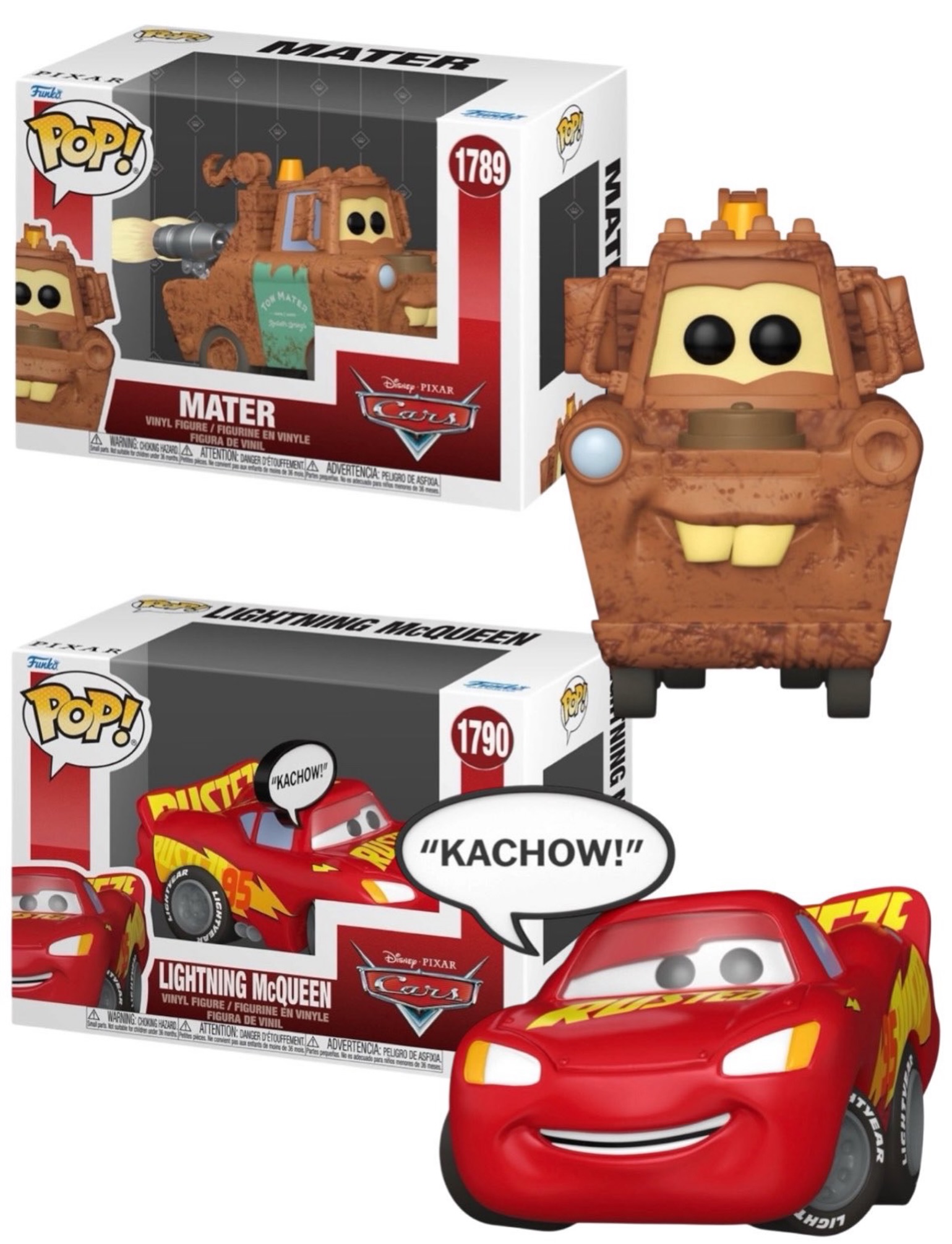 First Look! Pixar Classics present.. Cars Funko POPs! 🚗⚡ Ka-chow