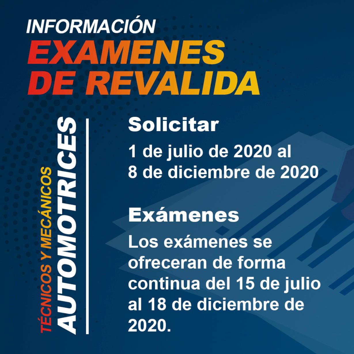 ¡Ya puedes solicitar tu examen de reválida! Puedes acceder a través de ...