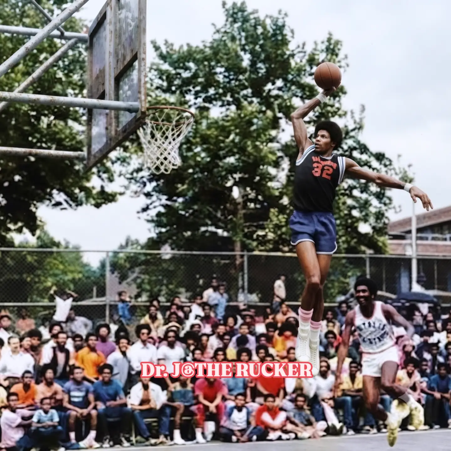 Which decade of basketball was the best? Dr. J 70s at the Rucker