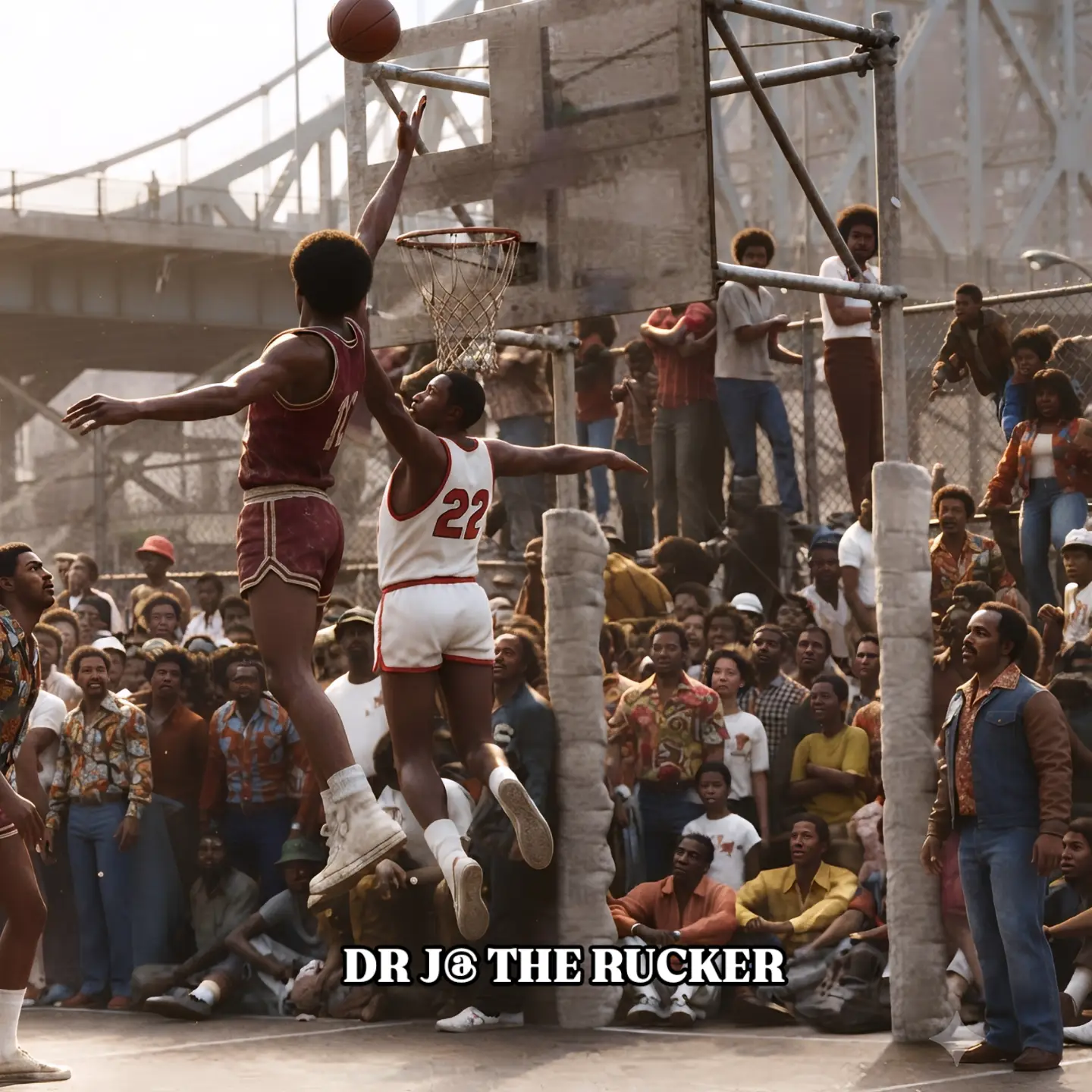 60s-70sVintage Basketball タンクトップ レア Which decade of basketball was the best? Dr. J 70s at the Rucker