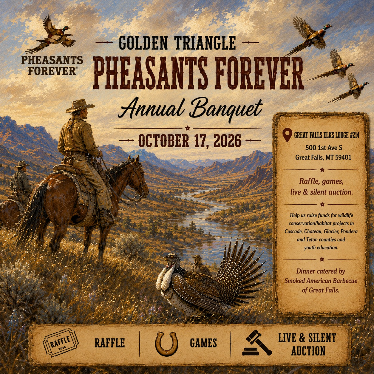Golden Triangle Pheasants Forever Annual Banquet