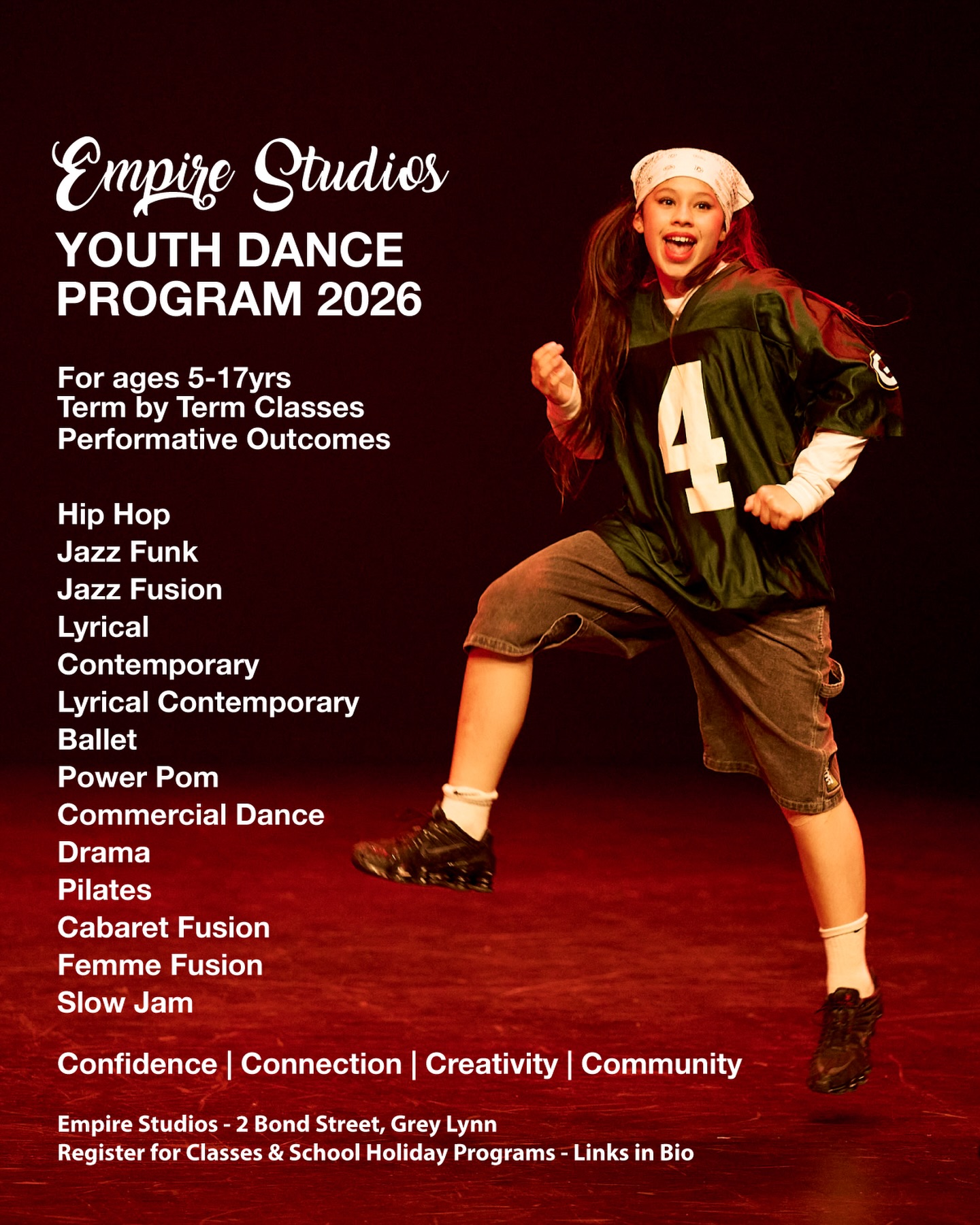 Empire - YOUTH DANCE PROGRAM 2026 Our Youth Dance Program is designed ...