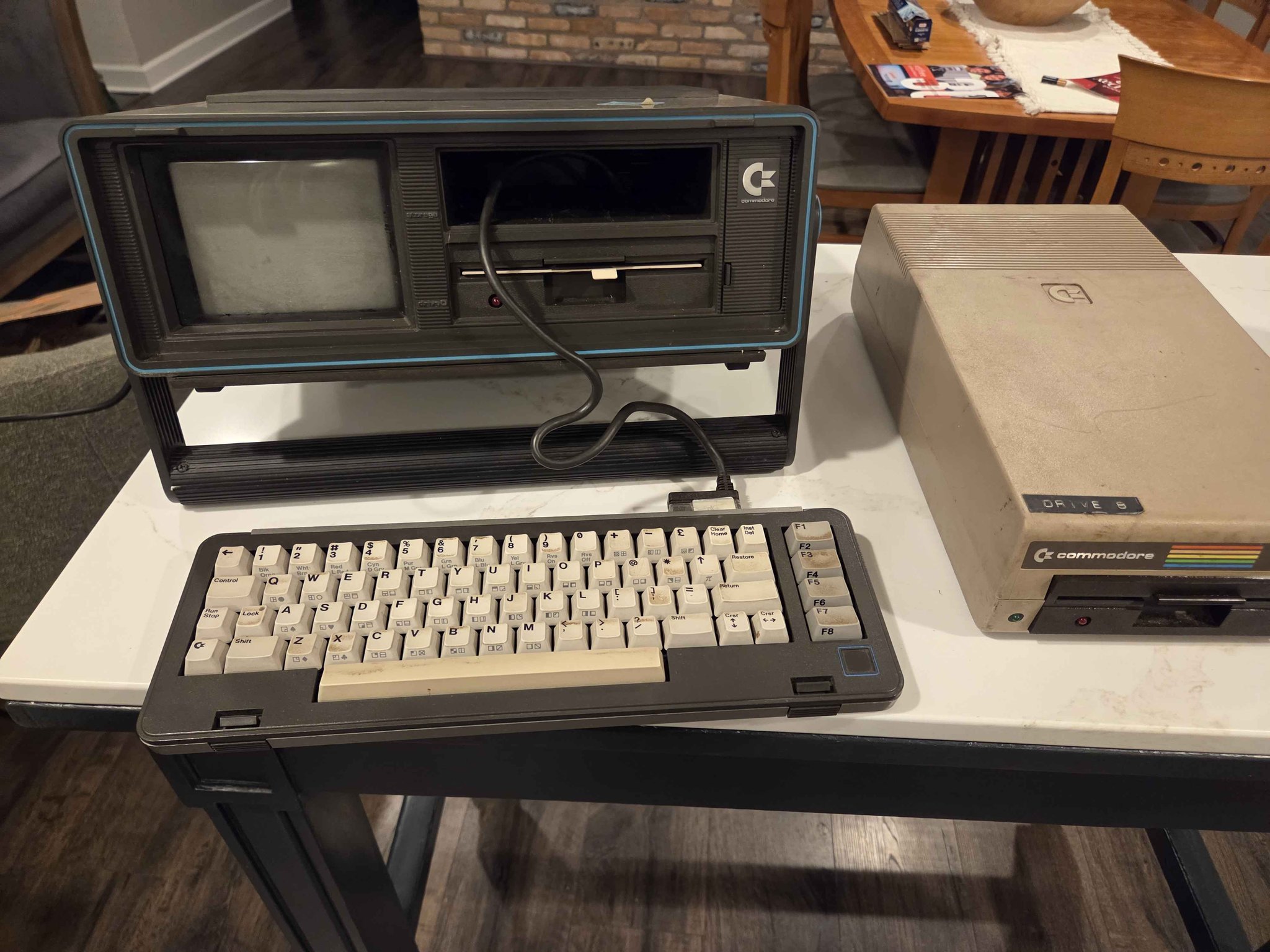Commodore SX 64 Executive Computer and Commodore 1541 Disc drive ...