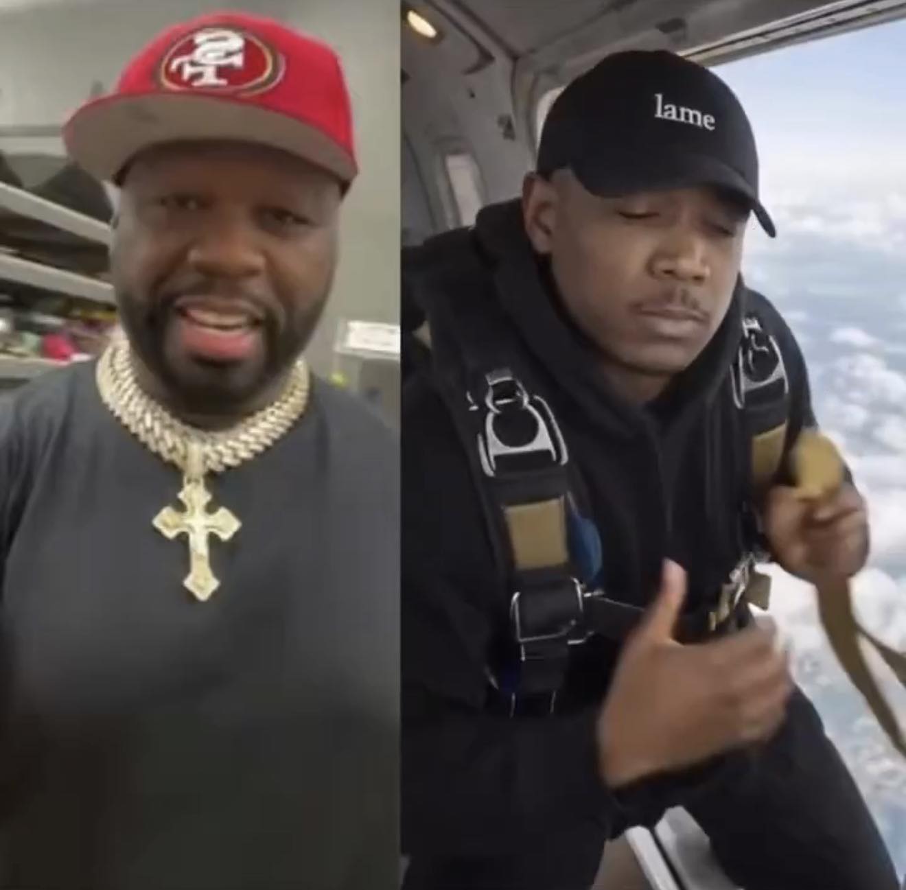 Ekid - 50 Cent trolls Ja Rule with an AI video after the plane incident ...