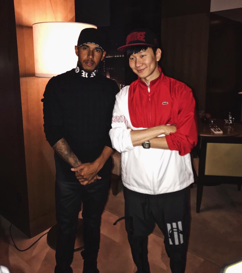 Lewis - Great hanging with my friend 林俊傑 JJ Lin here in Beijing