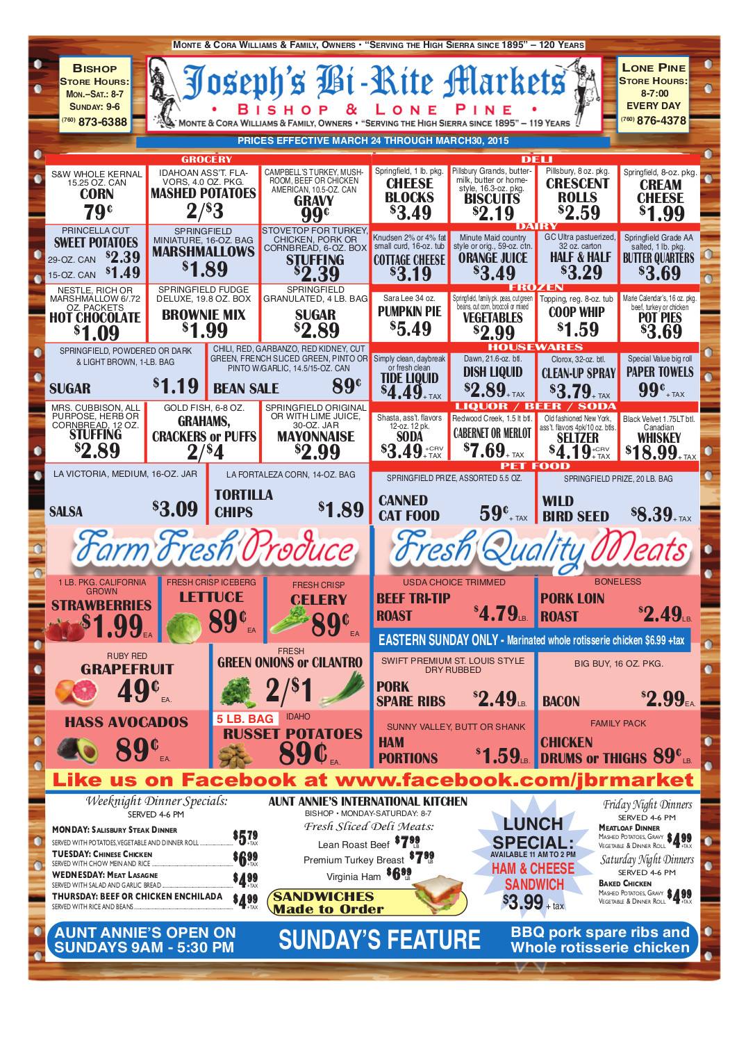 Josephs Bi-Rite Market | Bishop CA