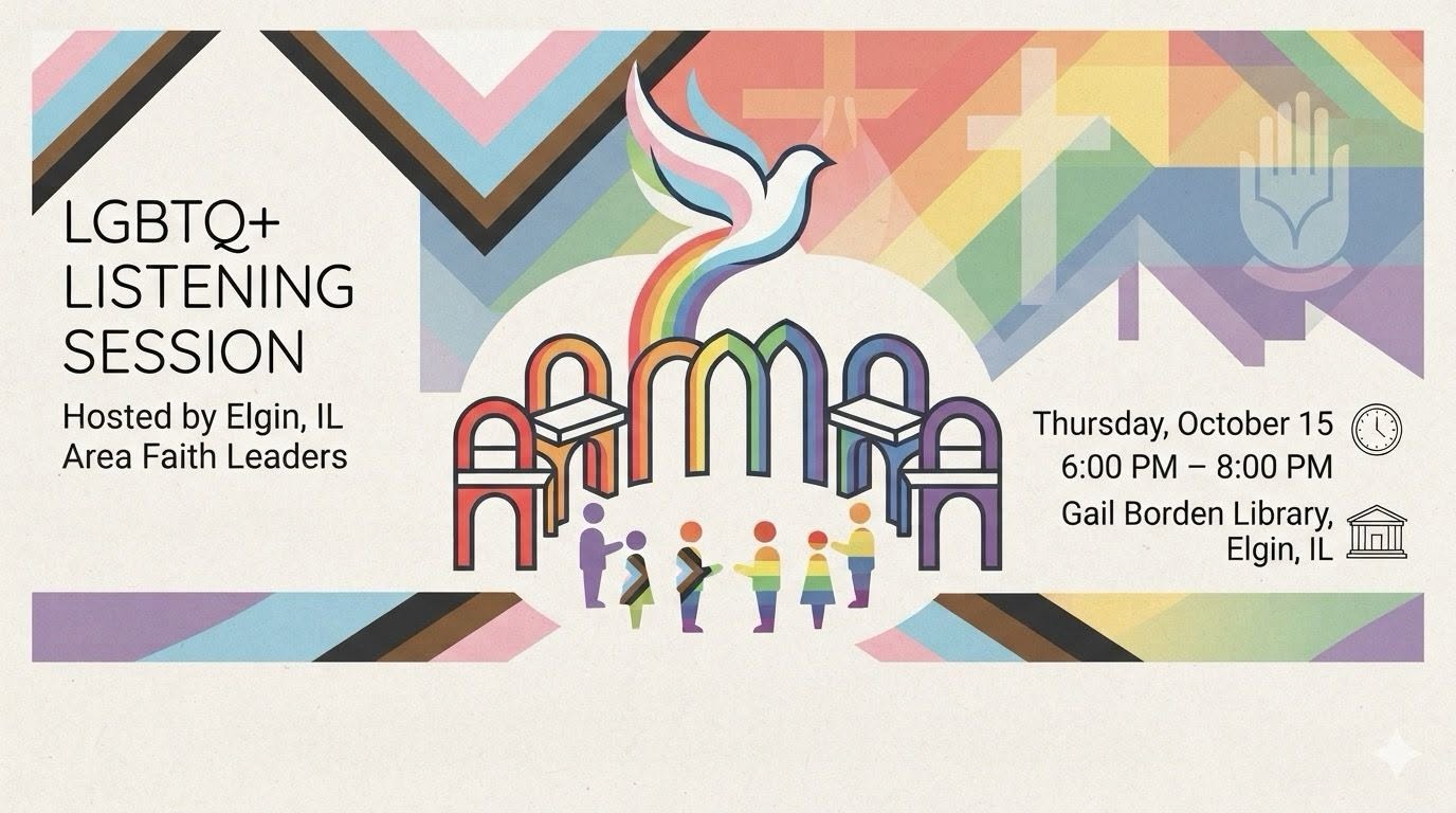 LGBTQIA+ Listening Session with Elgin Faith Leaders (Partner Event)