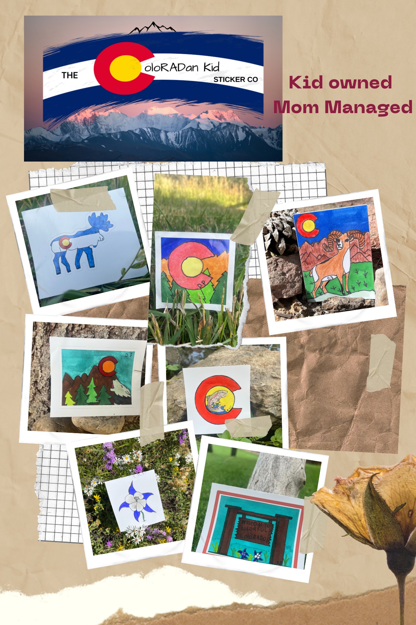Coloradan Kid Sticker Co. | Castle Rock CO