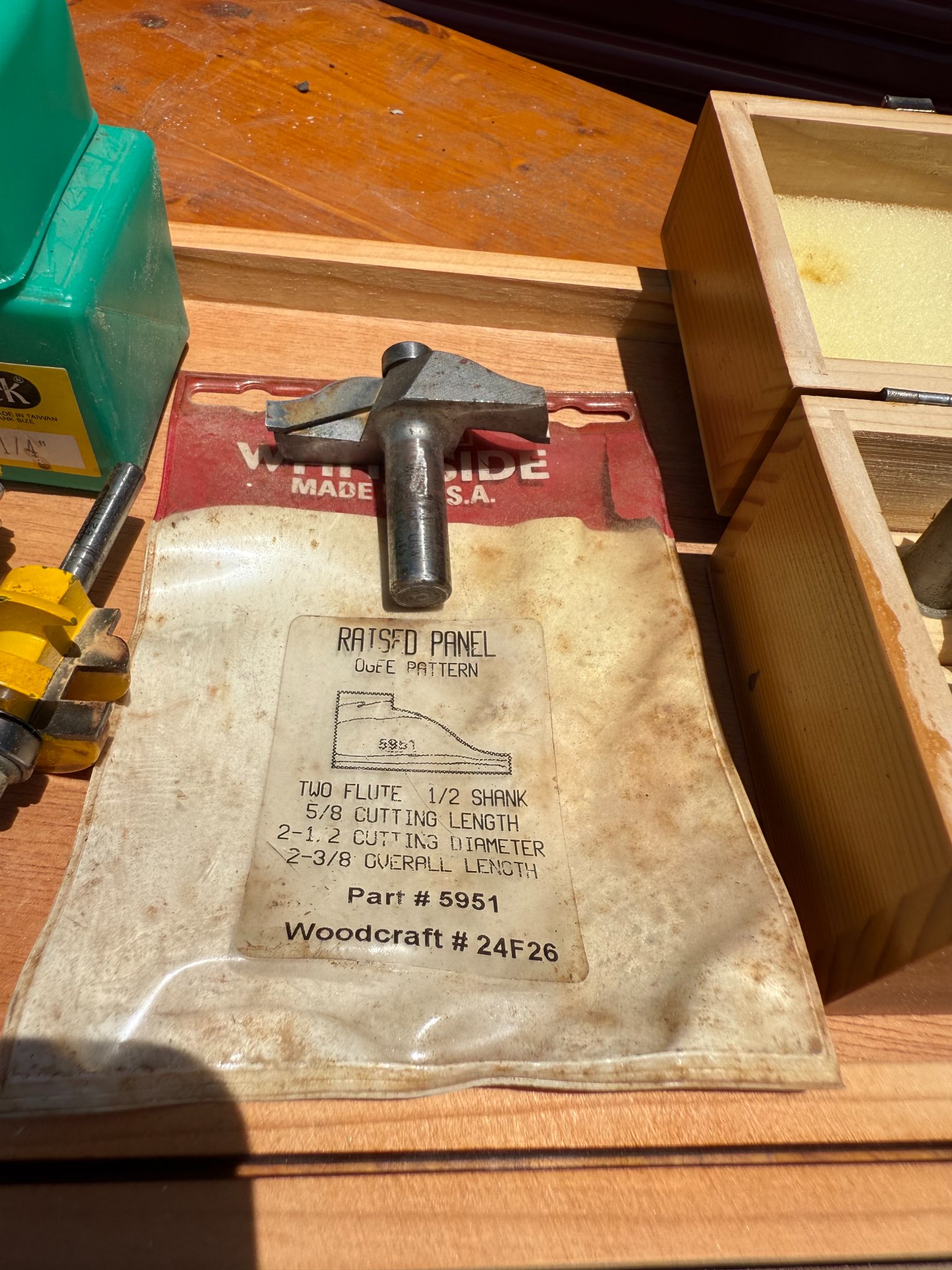 Woodcraft, Woodtek & Whiteside Router Bit Sets – Multiple Complete Sets ...