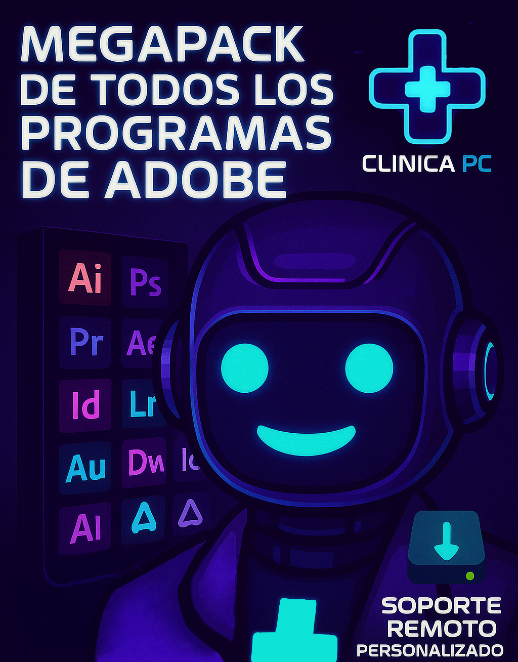 Clinica - 🎨💻 ¡MEGAPROMO ADOBE! 💻🎨 Soy CyberDoc, y vengo a equiparte con ...