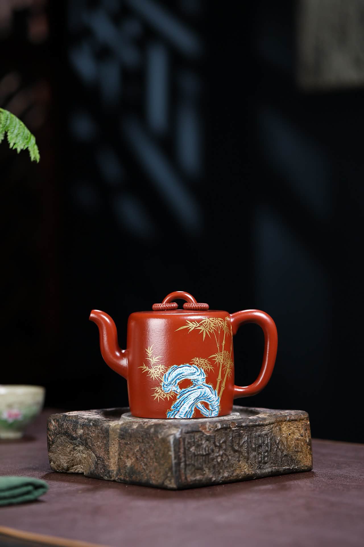 匠心之作·收藏重器—【筋纹古韵】 泥料：原矿赵庄朱泥.250cc 作者：沈遽