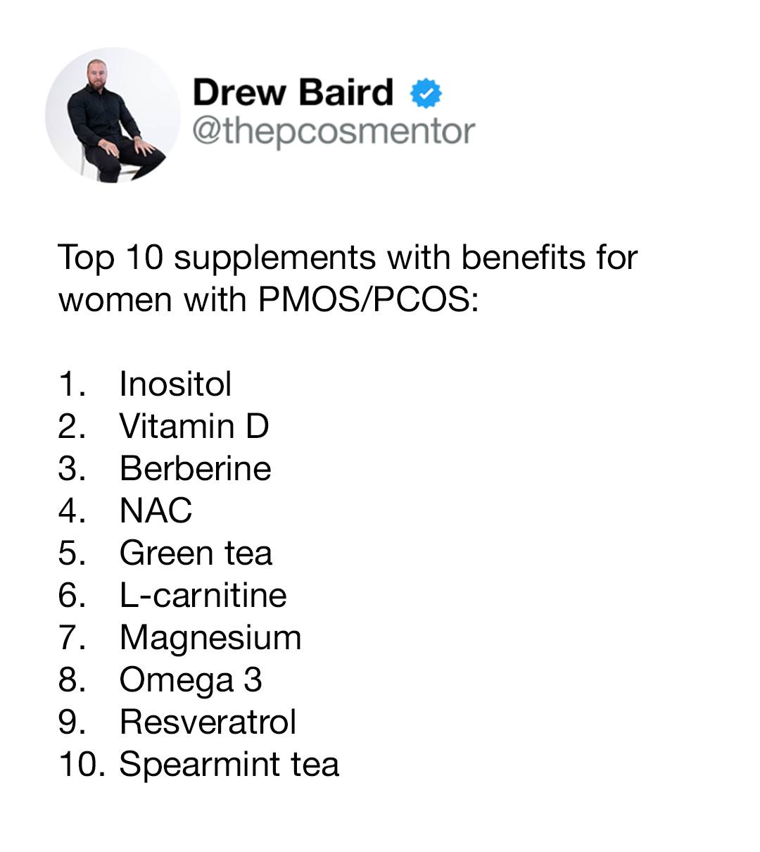 l carnitine vs inositol Supplements can play a truly life-changing role within an overall holistic PMOS plan. Supplements can improve insulin resistance, lower androgens, improve your sleep, energy, mood, skin, and periods. To ensure you get L Glutathione Injection Price Material:Watermelon Copper Peptides GHK-Cu Beef