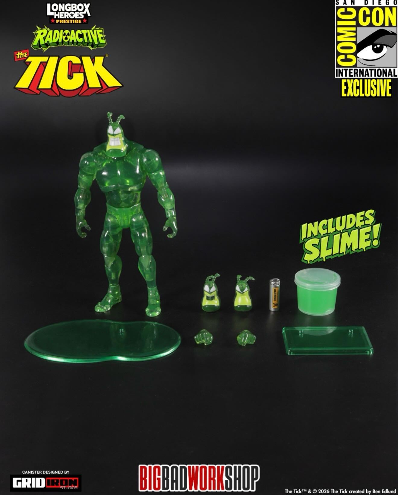 SDCC x THE TICK! Incoming from BigBadWorkShop and Gridiron Studios