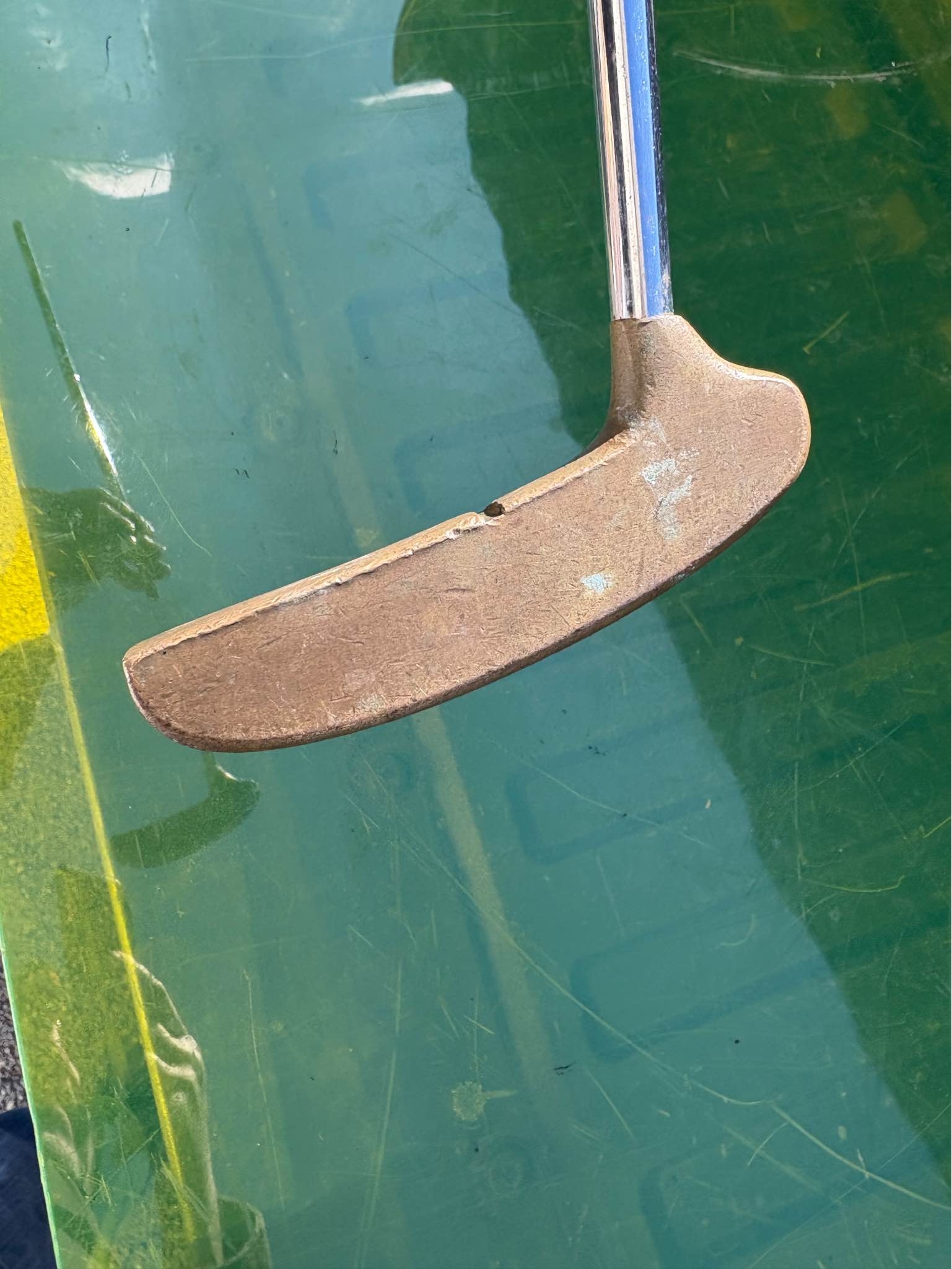 Vintage #33 Golden Touch, Jerry Barber Putter. 32.5”. Steel shaft 