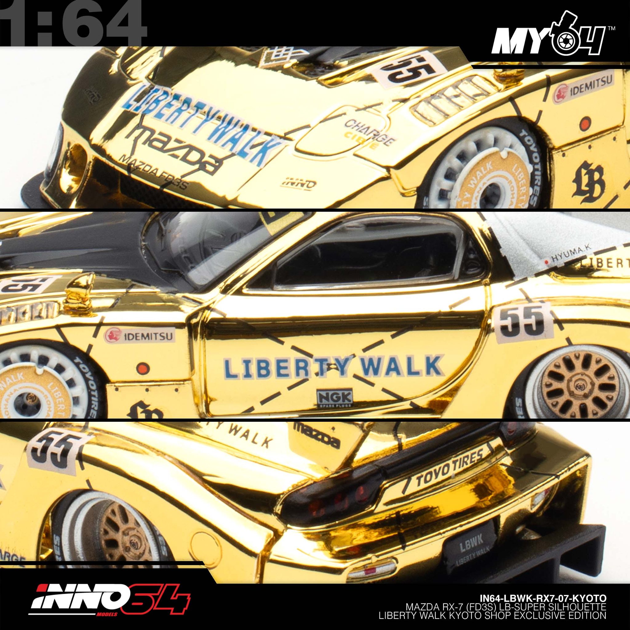 ▪️DIECAST MODEL▪️ Mazda RX-7 (FD3S) LB-Super Silhouette
