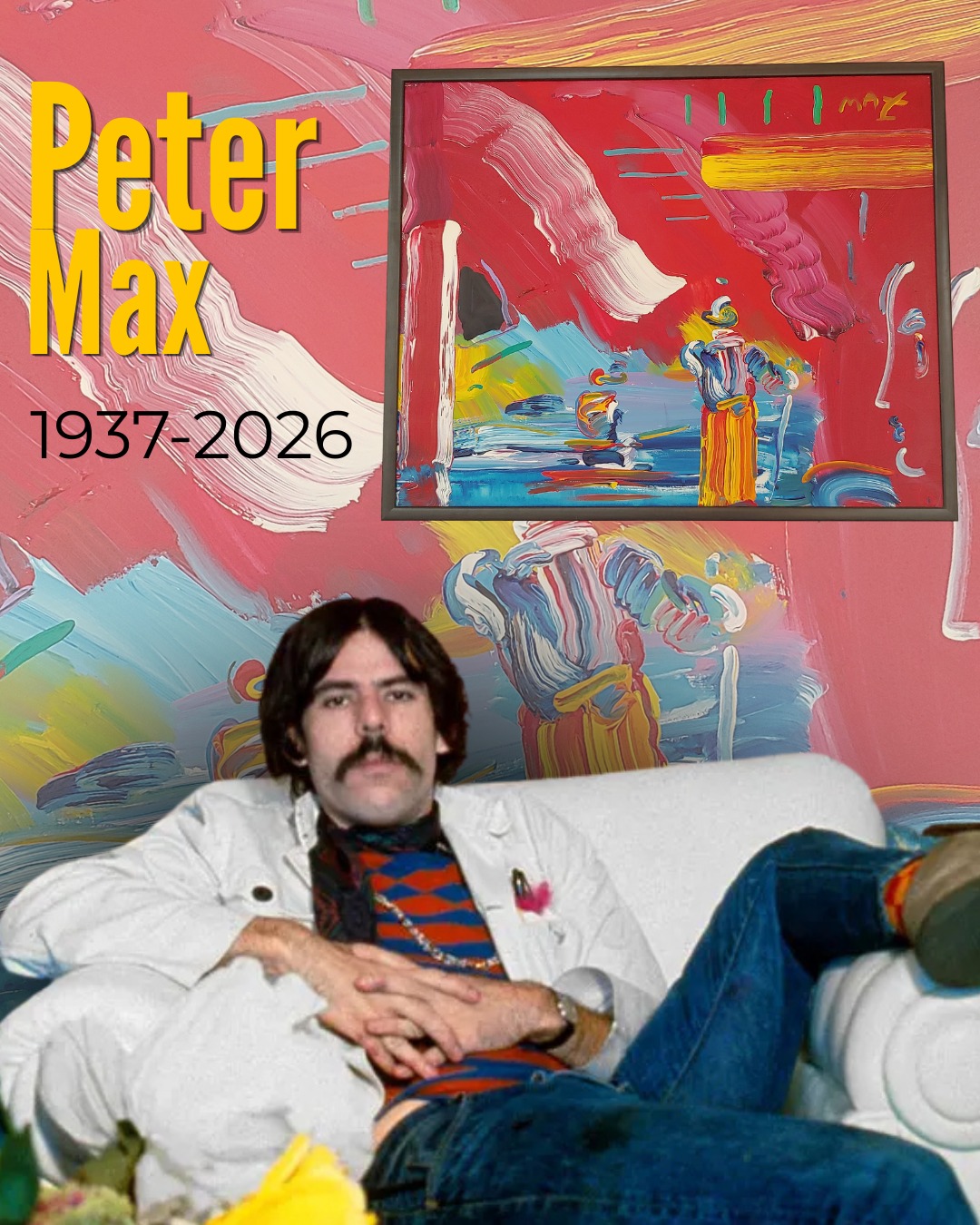 Legendary artist Peter Max's work available at Crossroads Art Center