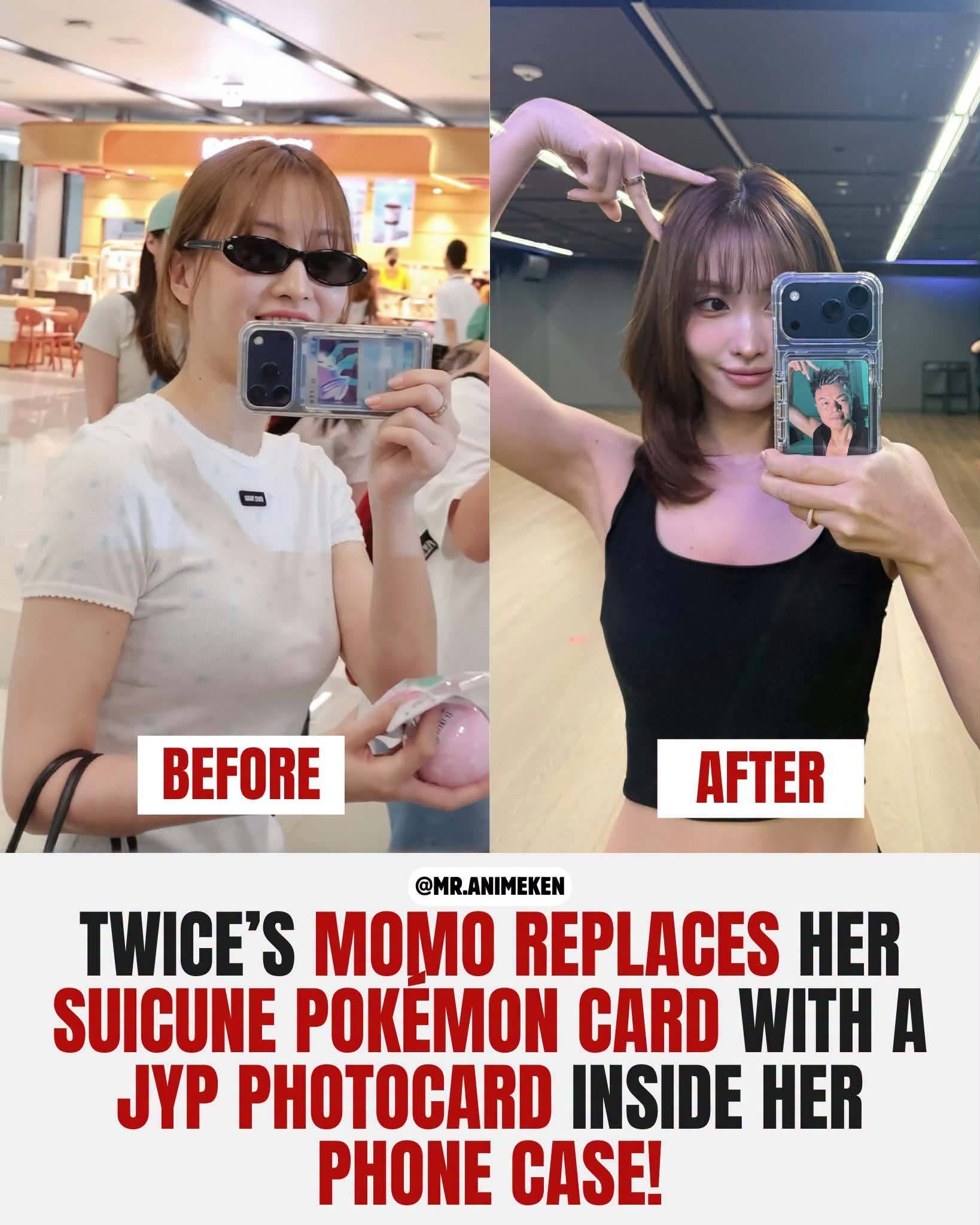 Momo has switched it up! 🥹 After making headlines for carrying a