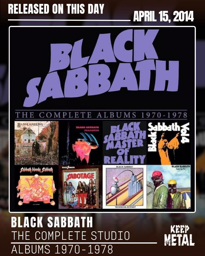 The ultimate legacy… ⚡🖤 | Black Sabbath in one box The Complete