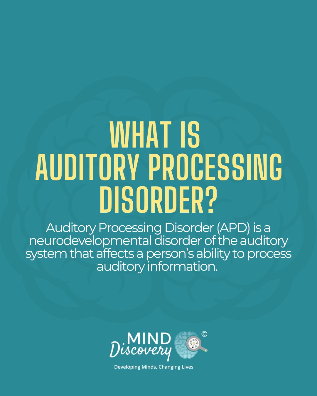 Mind - What is Auditory Processing Disorder? Auditory Processing ...
