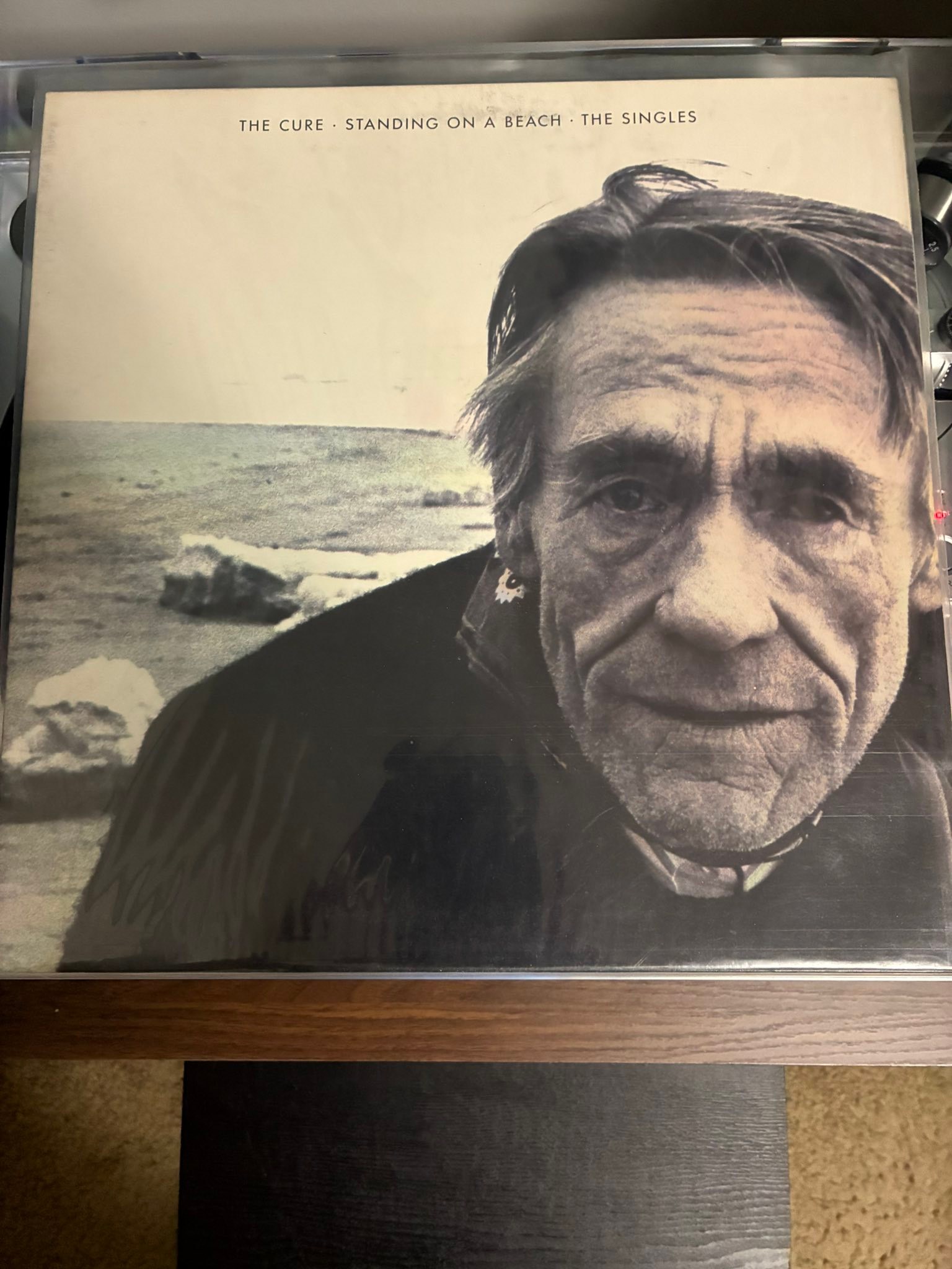 Here's my unopened copy of Standing On A Beach. It's been sealed