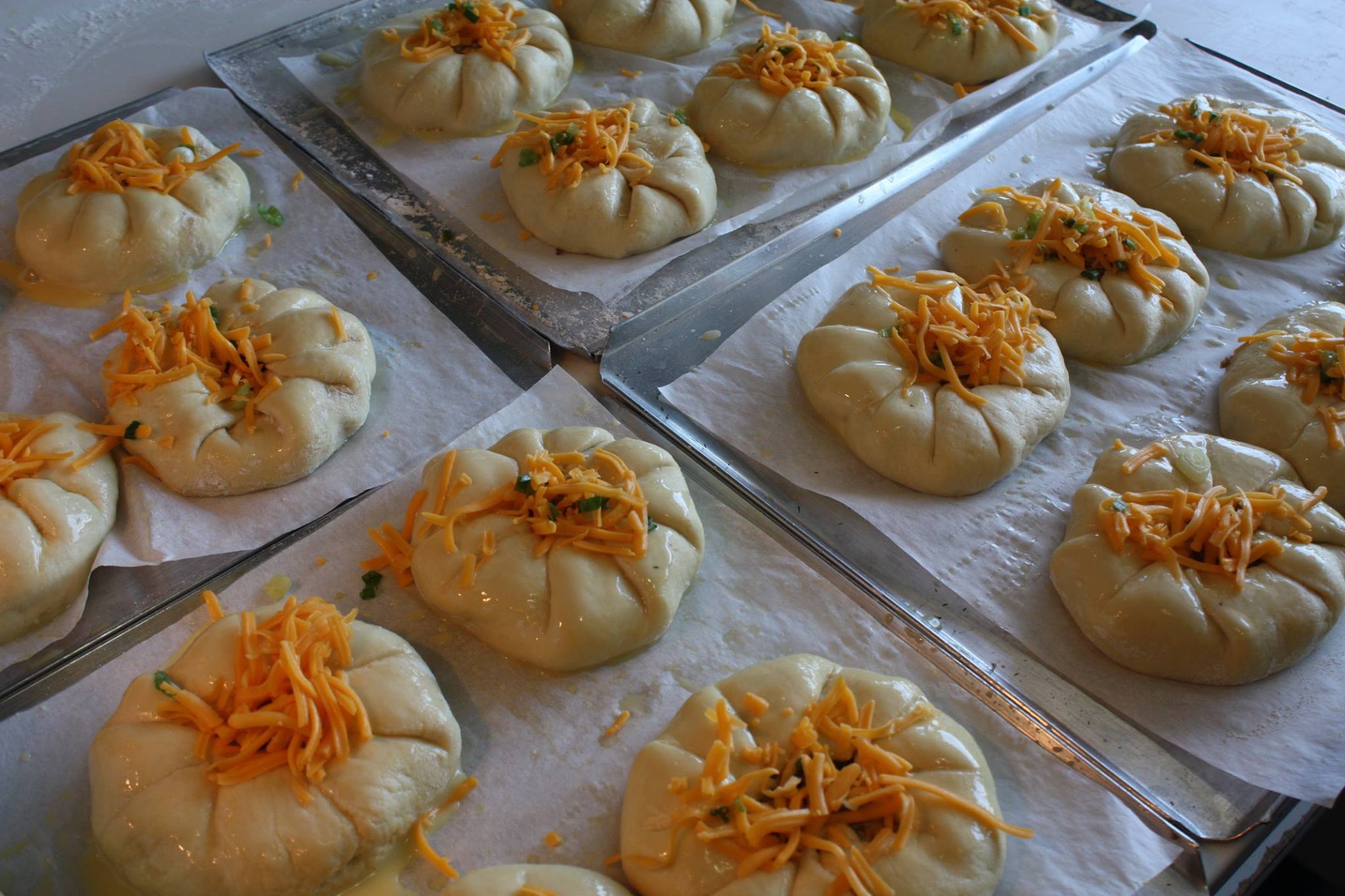Our beef and cheese piroshkies,... - Piroshky Piroshky Bakery