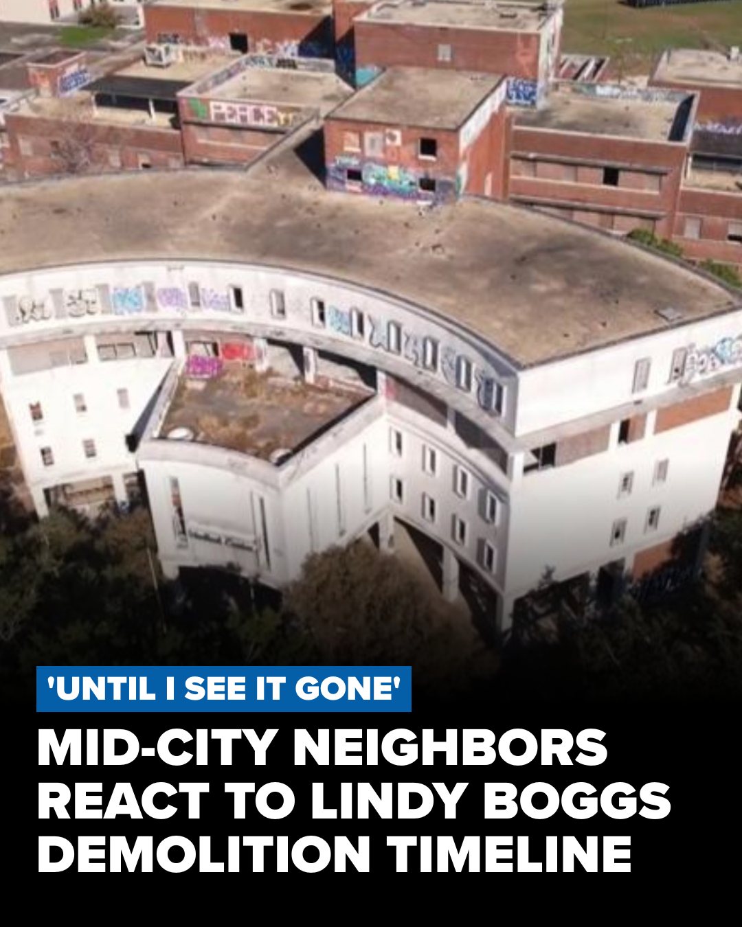 After 21 years sitting empty since Hurricane Katrina, the