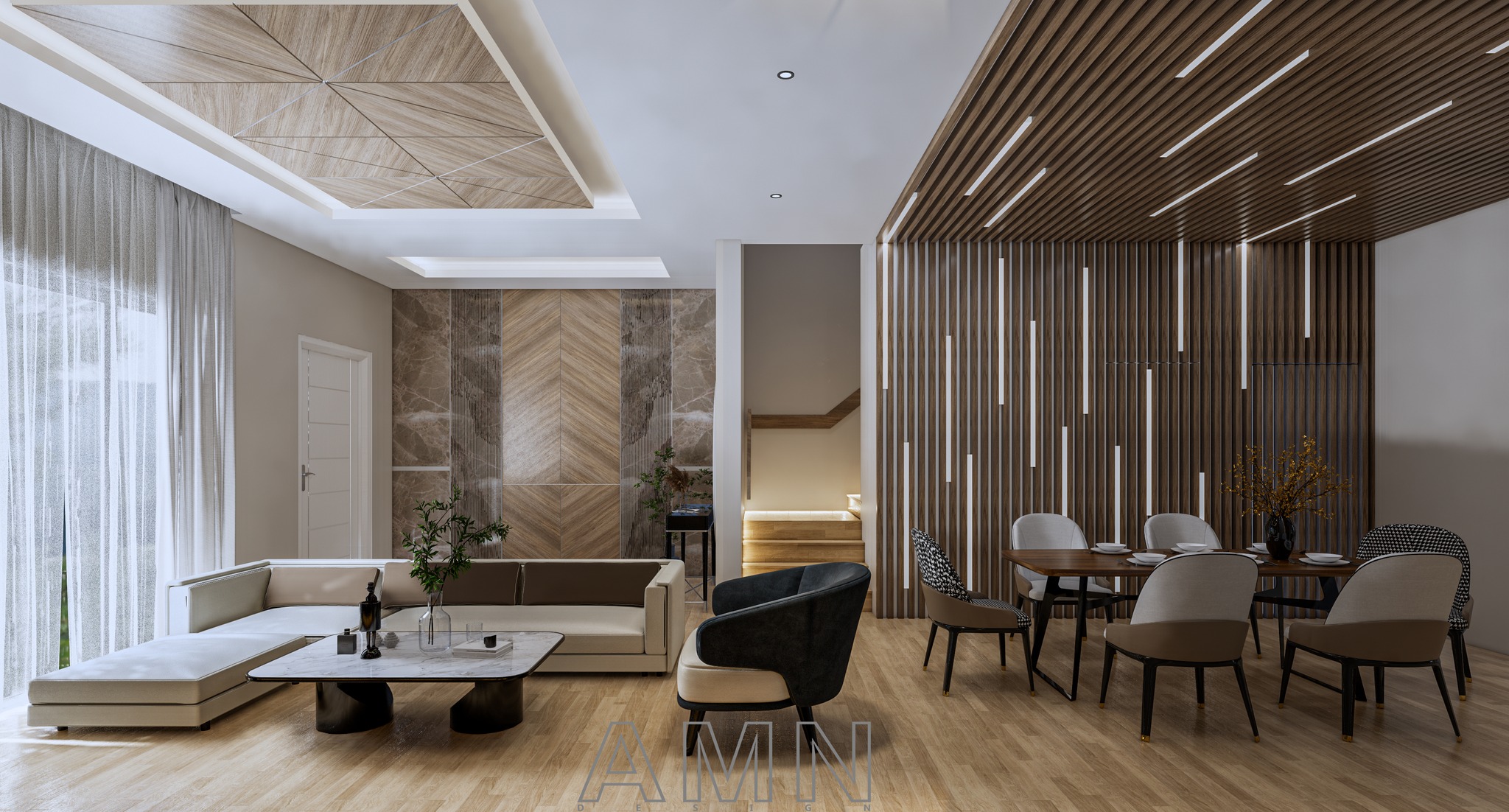AMN Design ID - Proposed interior design Double Storey...