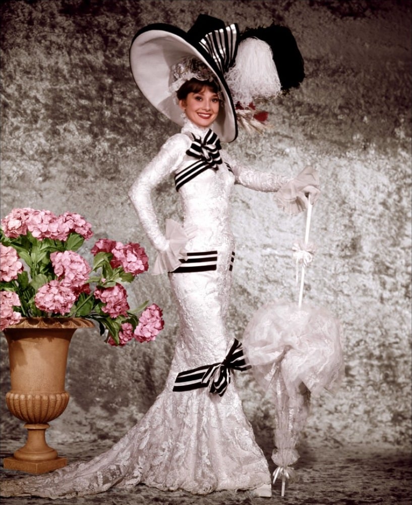 Audrey Hepburn in 'My Fair Lady'.Costume designer Cecil Beaton won the Oscar for Best Costume Design for the 1964 movie