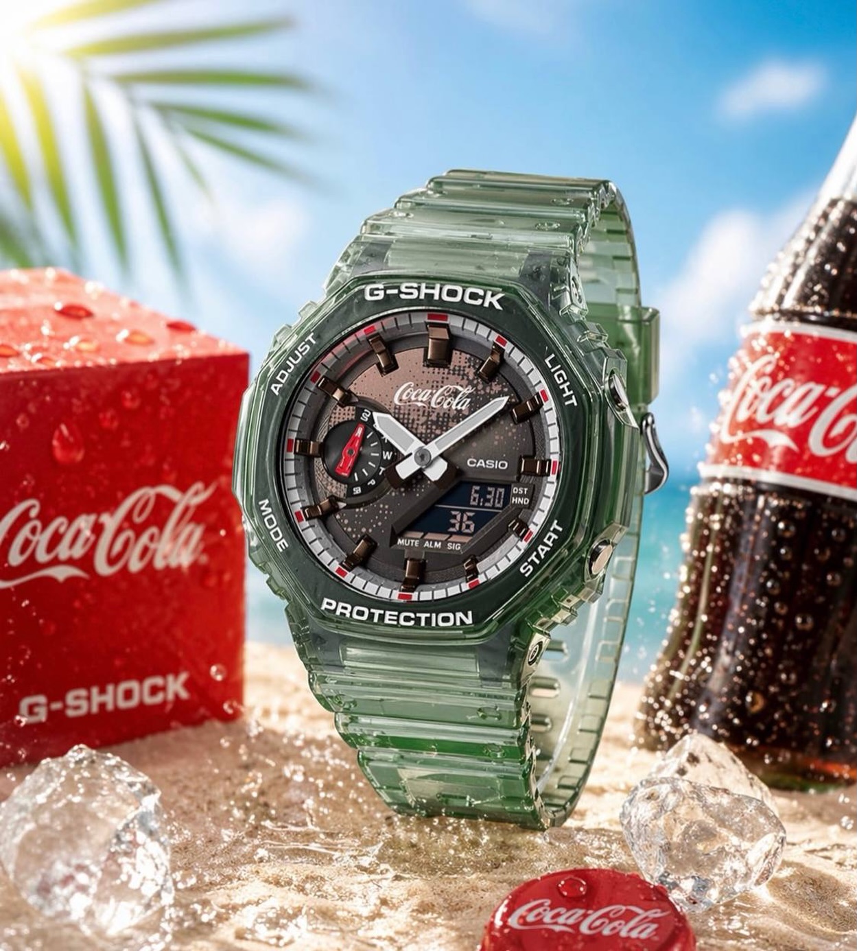 SOLD OUT‼️ ⌚️G-Shock GA-2100CC-3AJR ❌ Coca-Cola® 140th 