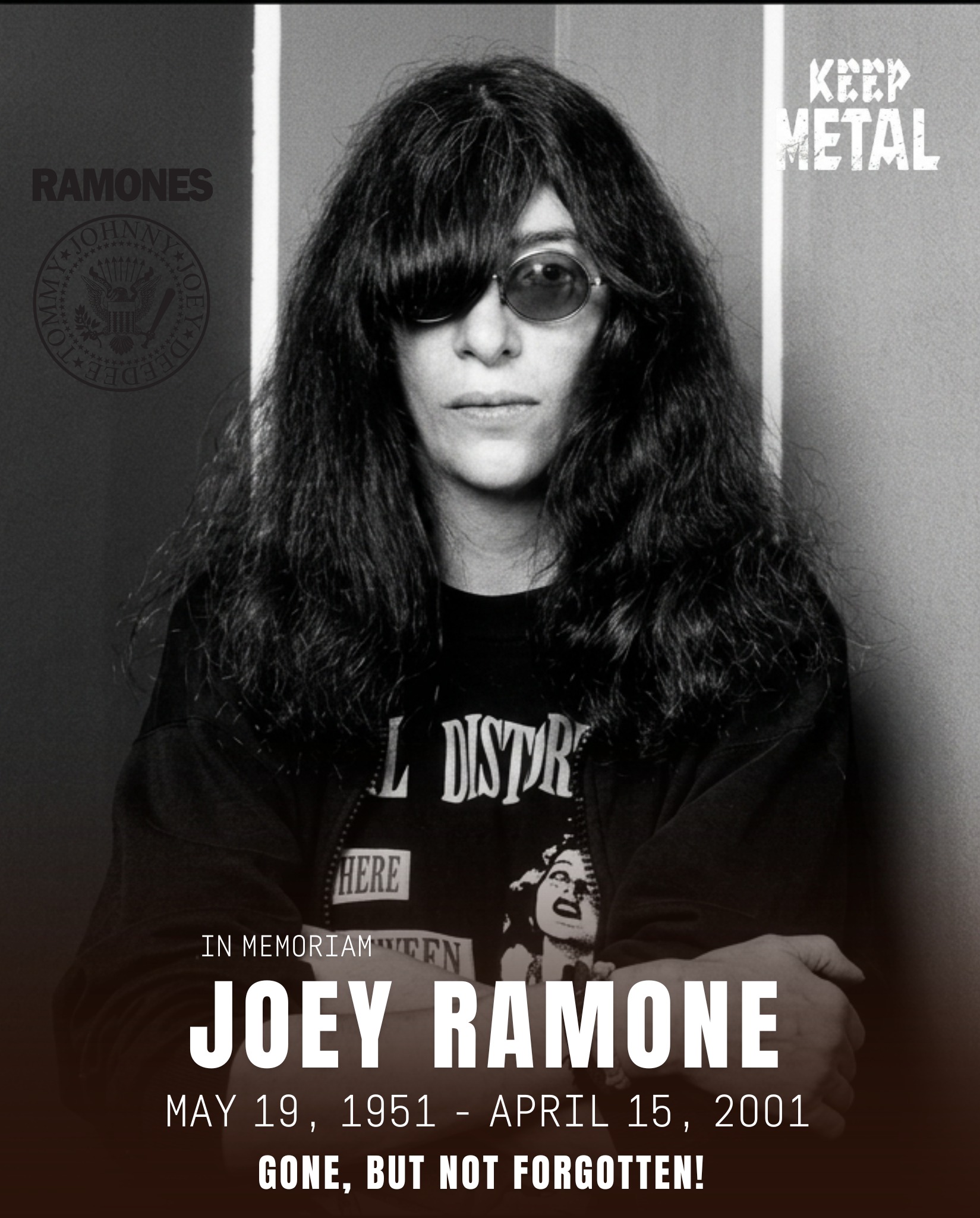 Happy Birthday to late Joey Ramone. 🎂🎂