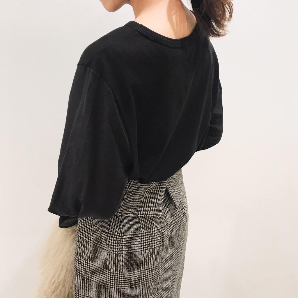 Plage グレンチェックマキシコート 36 ウーチェッカシミヤ混 Plage】 グレンチェック マキシコート入荷！ 今秋らしいトレンド感が