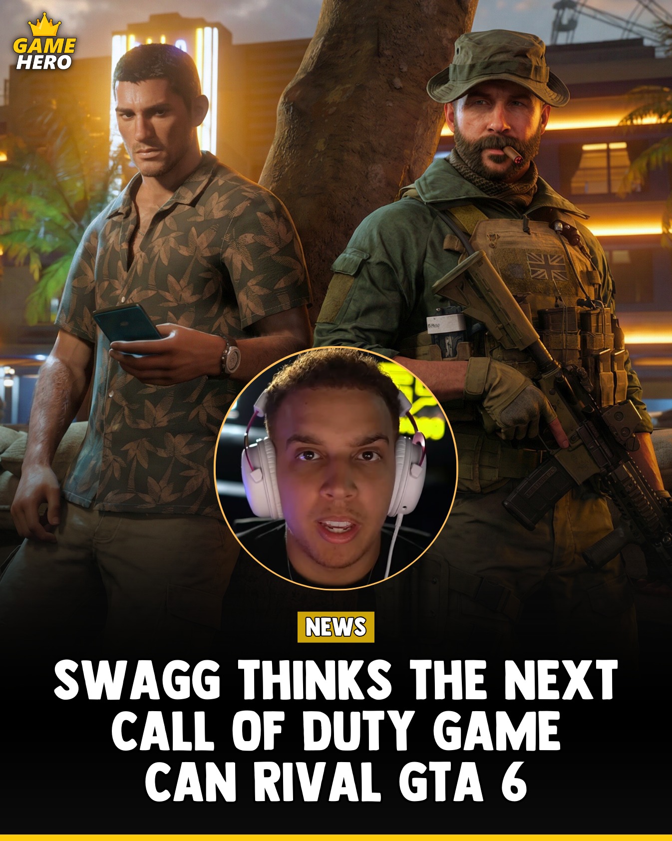 GameHero - Swagg thinks the next Call of Duty game won't... | Facebook
