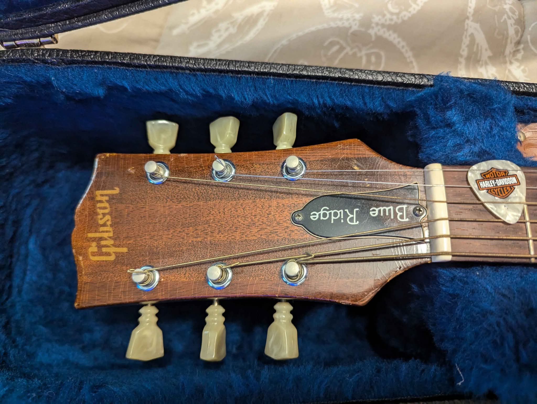 Gibson Blue ridge 1969 Acoustic guitar - Acoustic Guitars - Dallas ...