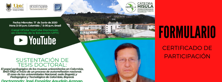 📝 Formulario... - Doctorado en Ciencias de la Educación UPTC
