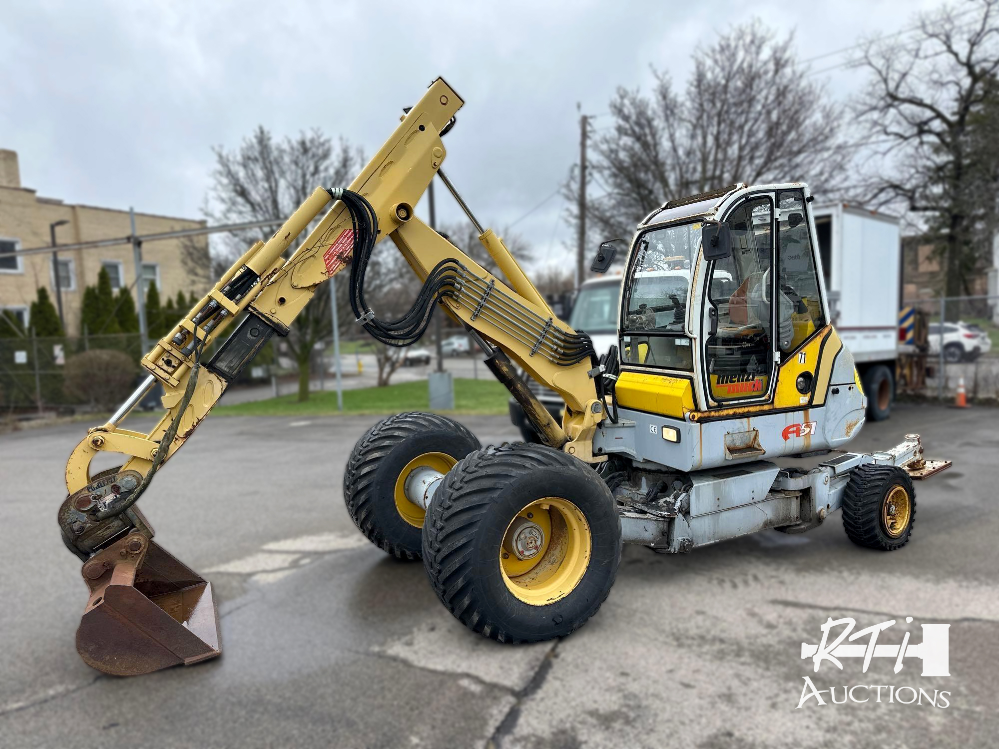 Don't miss this Menzi Muck A51 rubber tired excavator, featured in