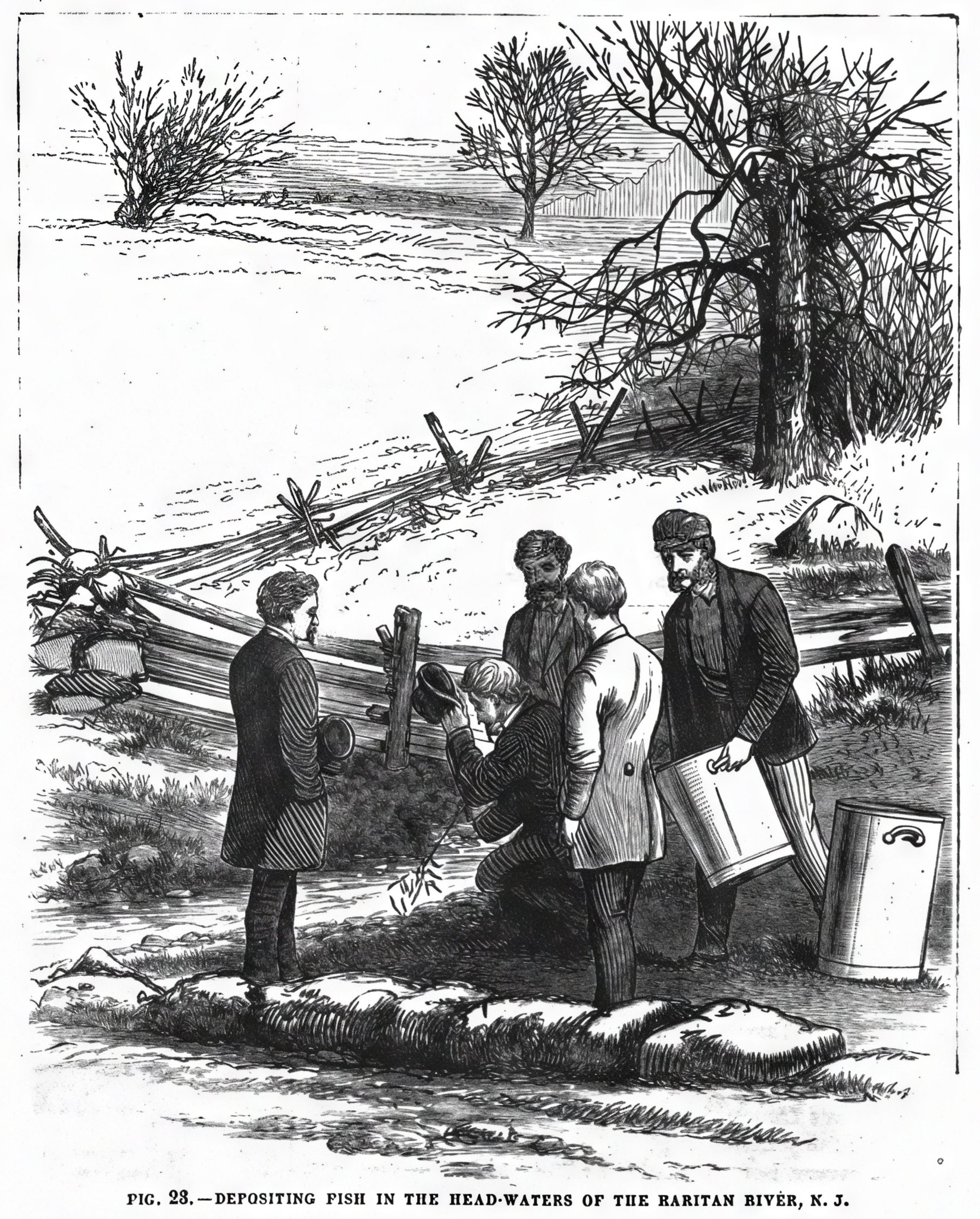 Gillette - This engraving appeared in a long, very detailed article ...