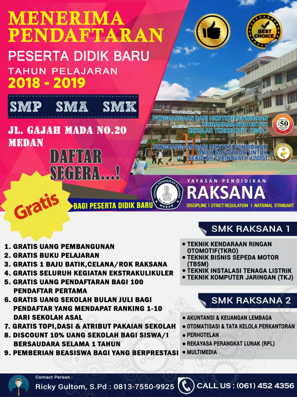 SMK Raksana 2 | Medan