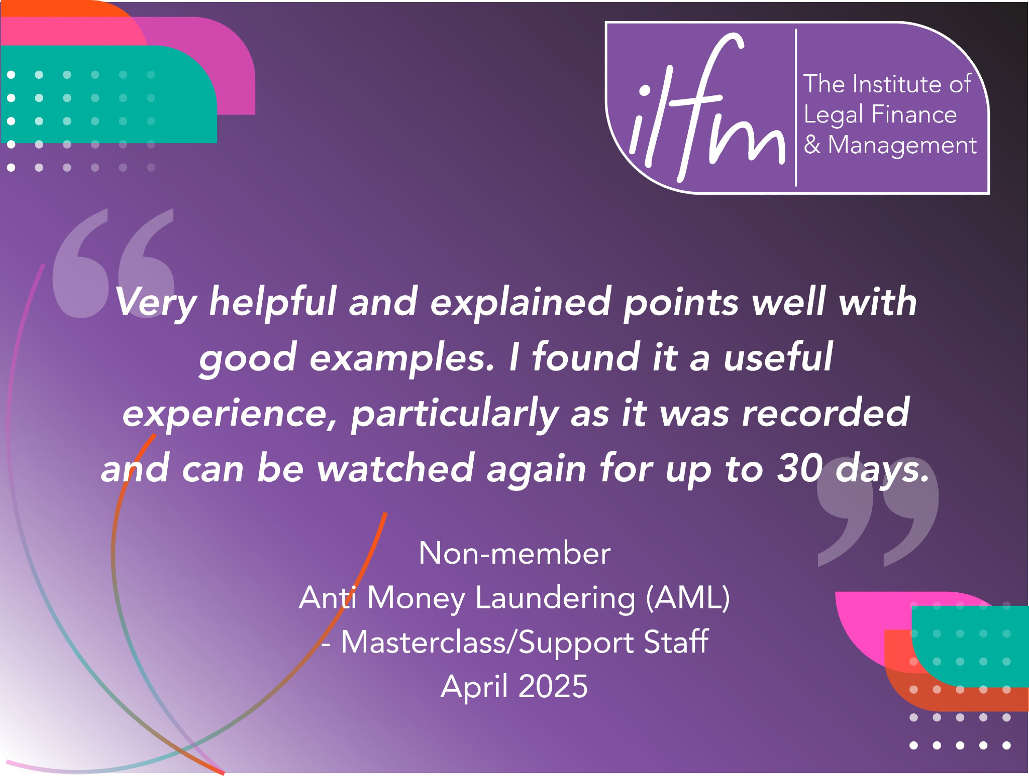 The Institute of Legal Finance & Management | Sidcup
