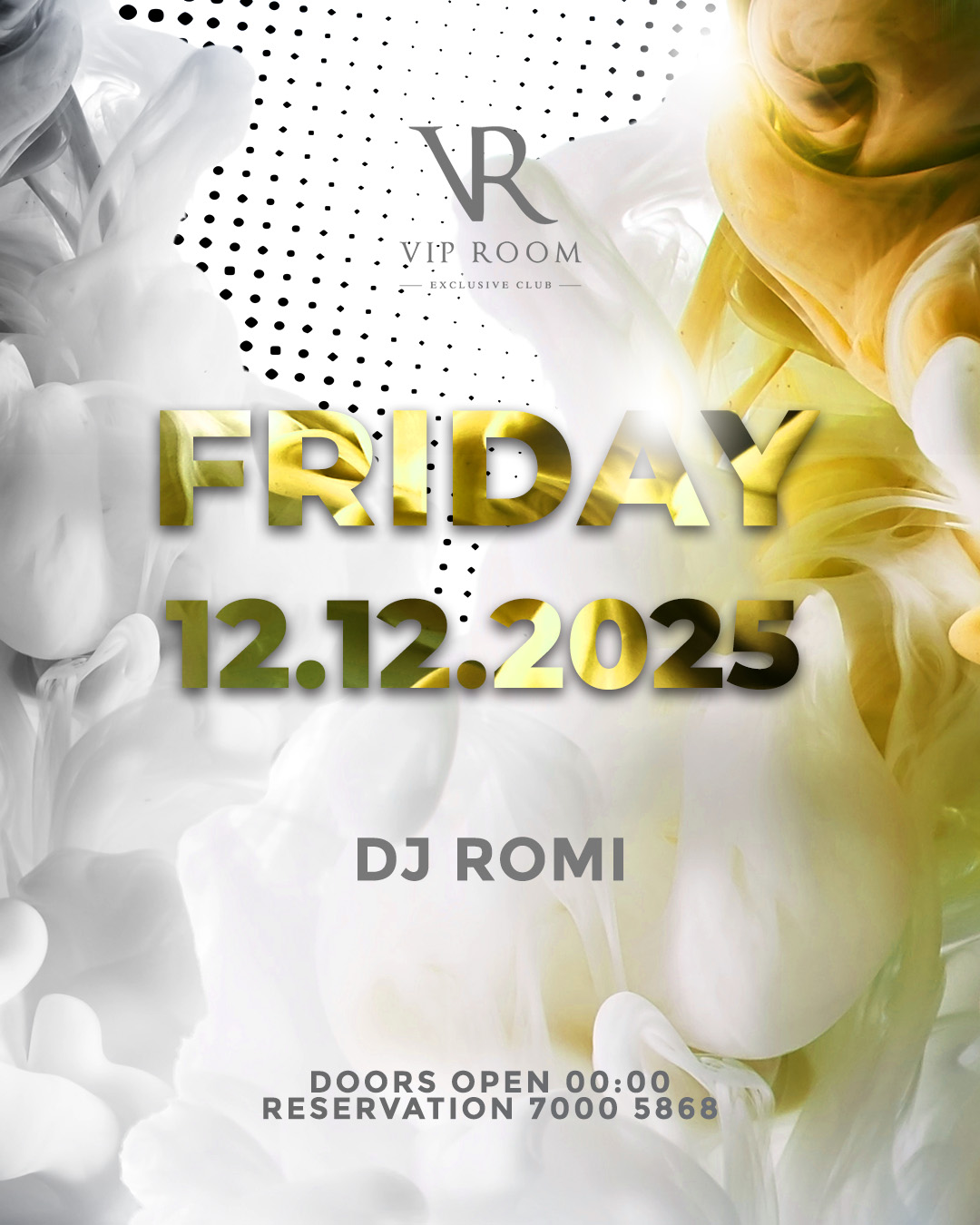 VIP ROOM GOLD | Limassol