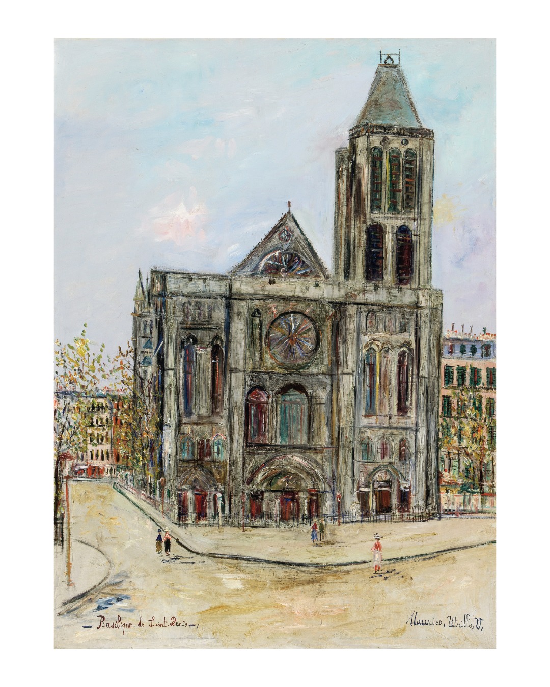 Lot 278 ⠀ モーリス・ユトリロ ( Maurice UTRILLO ) サン=ドニ大聖堂