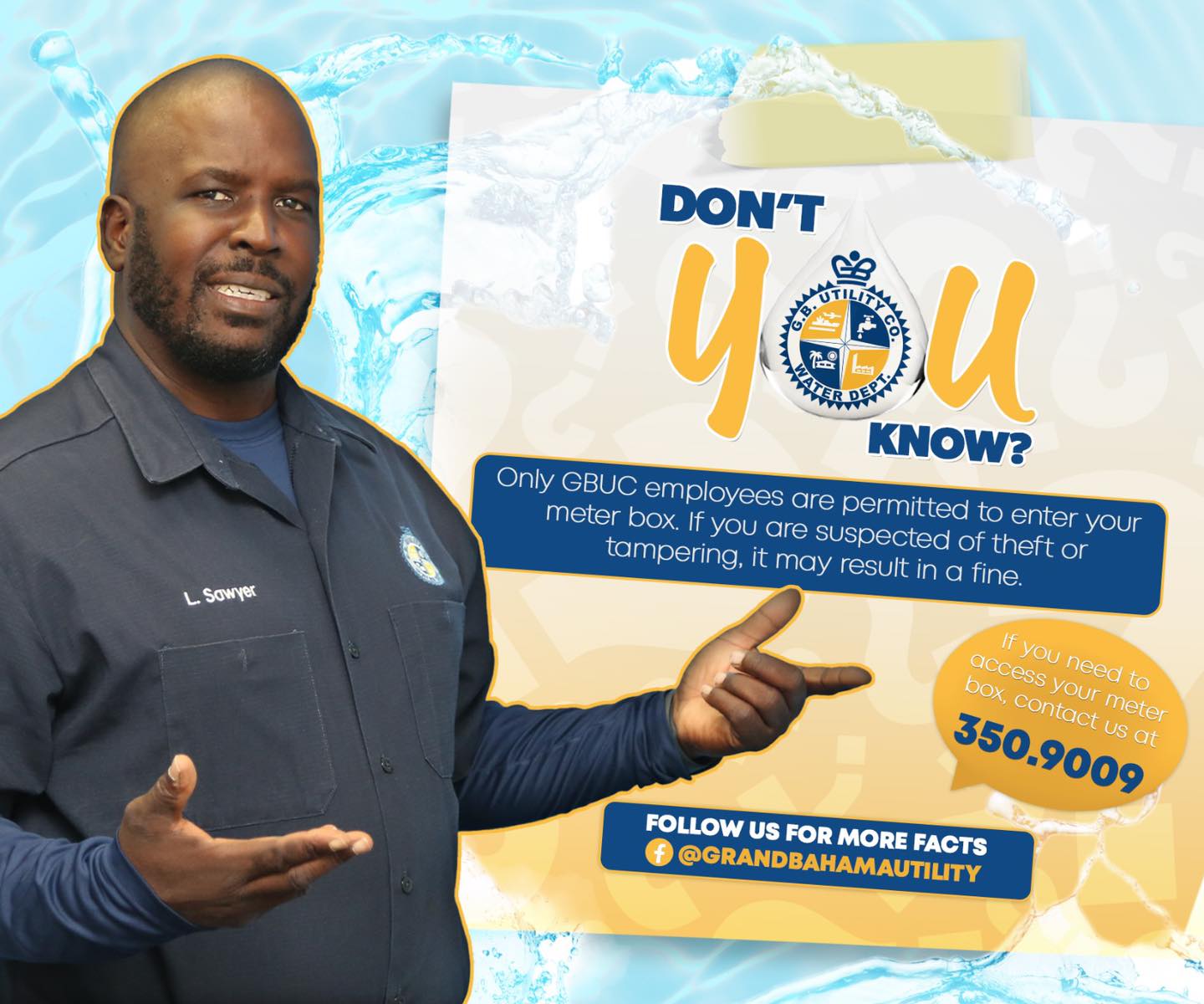 Grand - #Don'tYouKnow? Your meter box is off-limits, only GBUC ...
