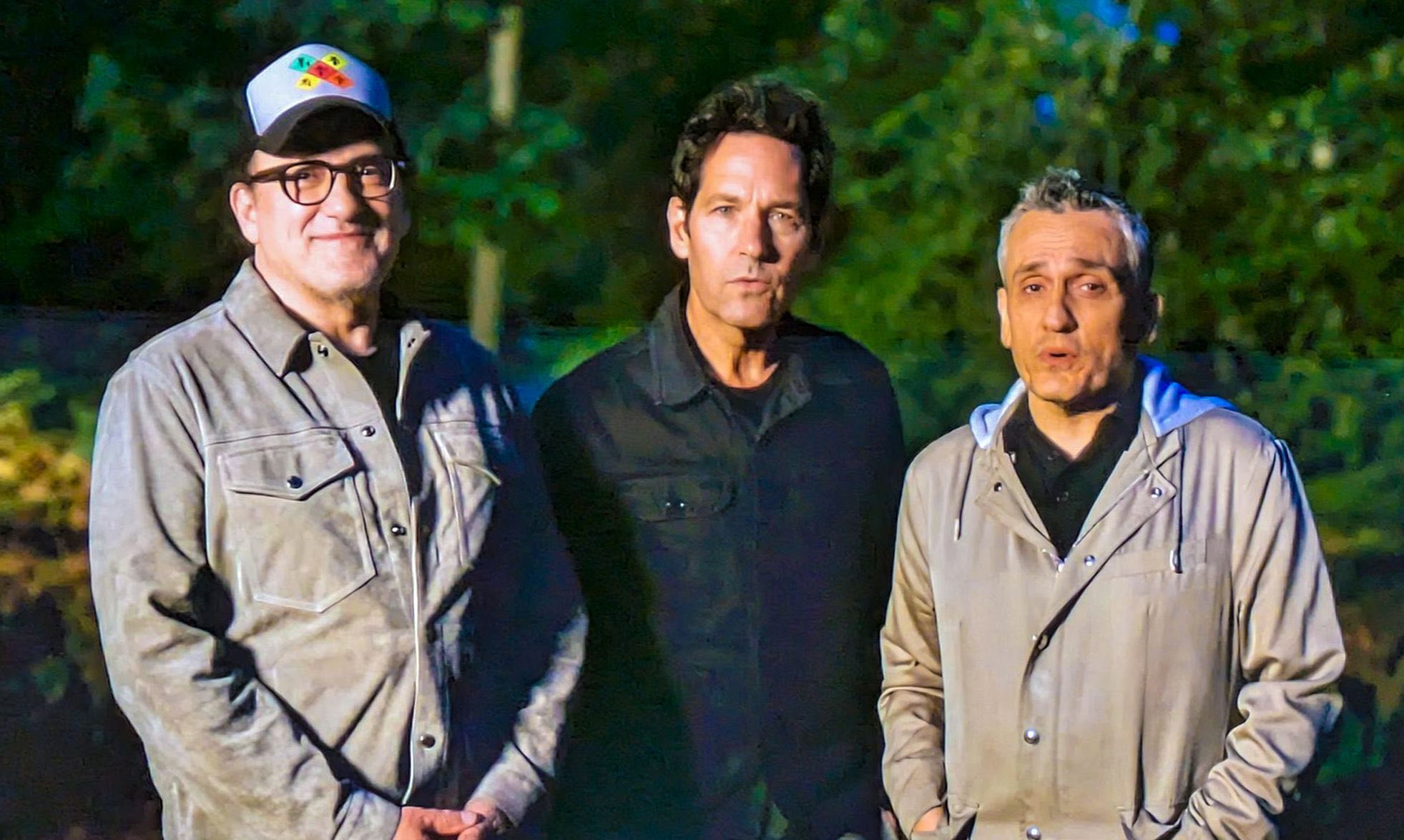 MCU Portal - The Russo Brothers and Paul Rudd on the set... | Facebook