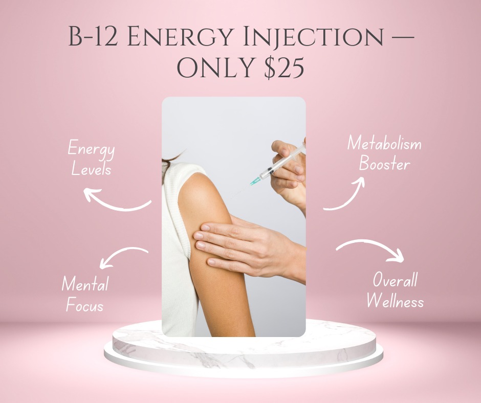 b12 injections lafayette la 😴 Afternoon crash hitting hard? Coffee isn't always the answer. Our B-12 Energy Injection — ONLY $25 helps support: • energy levels • mental focus • metabolism • overall wellness Most visits Injectables Size:20mg Nasal Spray B12shot - Liquid Wellness
